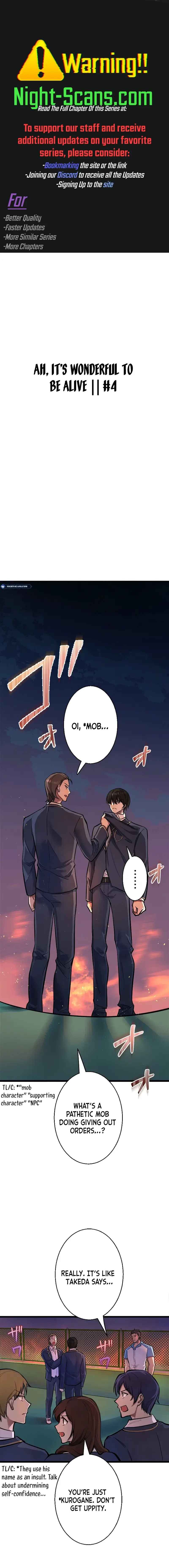 Page 1 Chapter 4 Aa, Ikite Irutte Subarashii