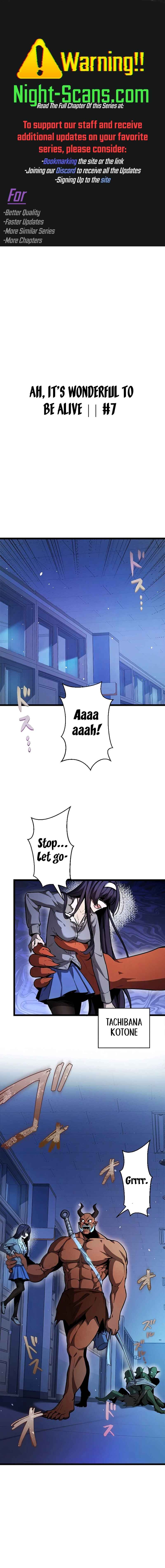 Page 1 Chapter 7 Aa, Ikite Irutte Subarashii