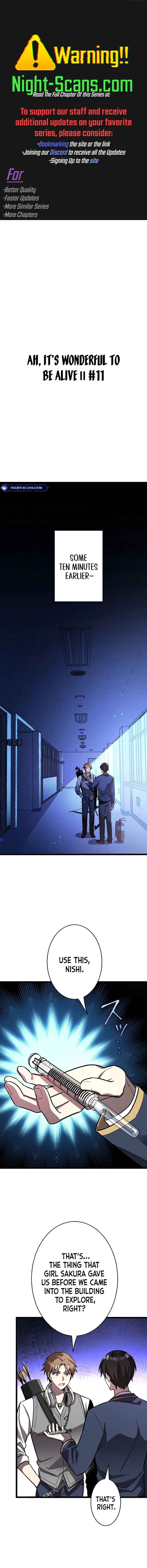 Page 1 Chapter 11 Aa, Ikite Irutte Subarashii