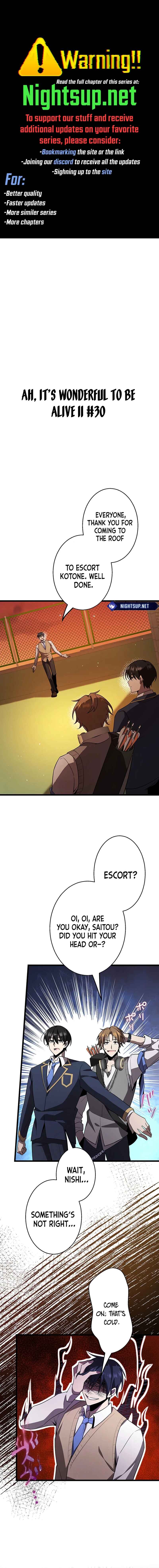 Page 1 Chapter 30 Aa, Ikite Irutte Subarashii