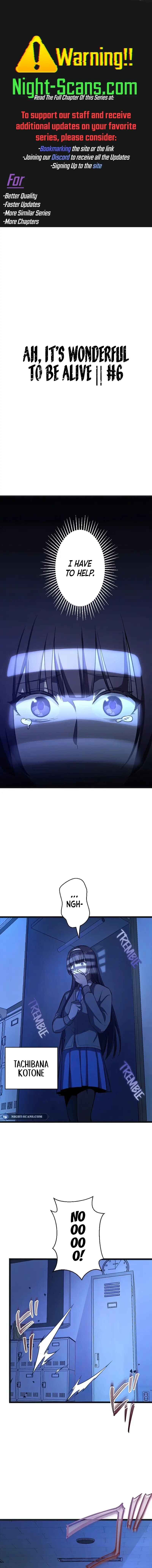 Page 1 Chapter 6 Aa, Ikite Irutte Subarashii