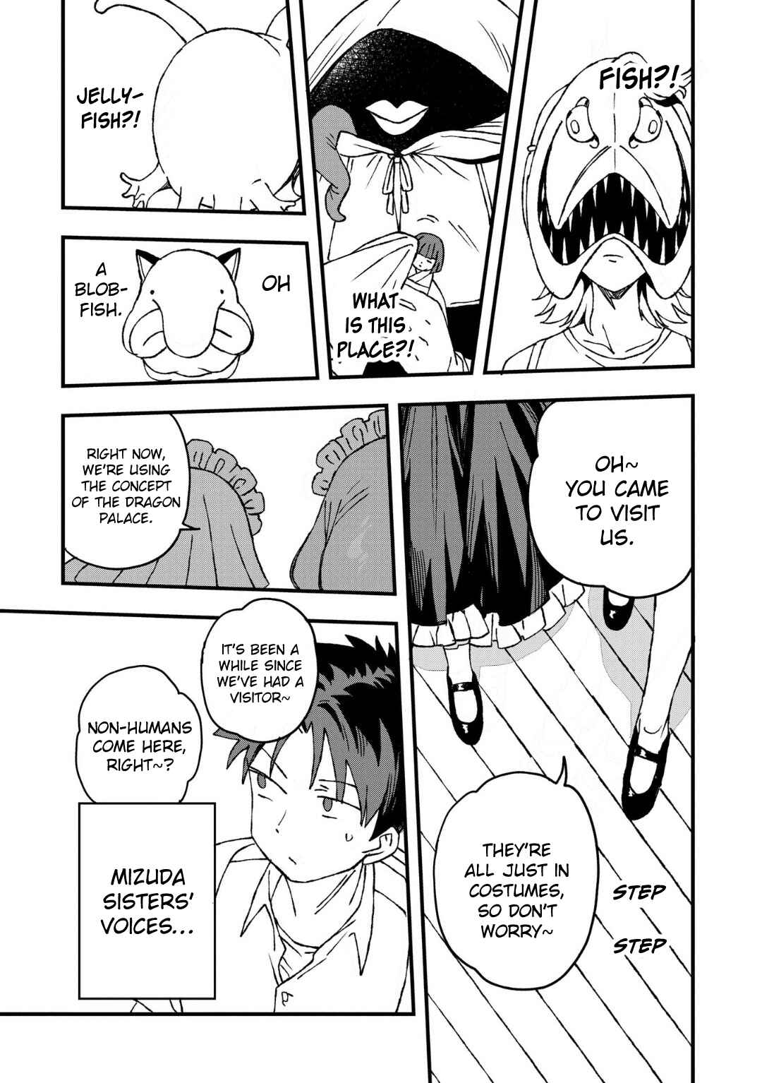 Page 13 Chapter 21 Mizudako-chan kara wa Nigerarenai!