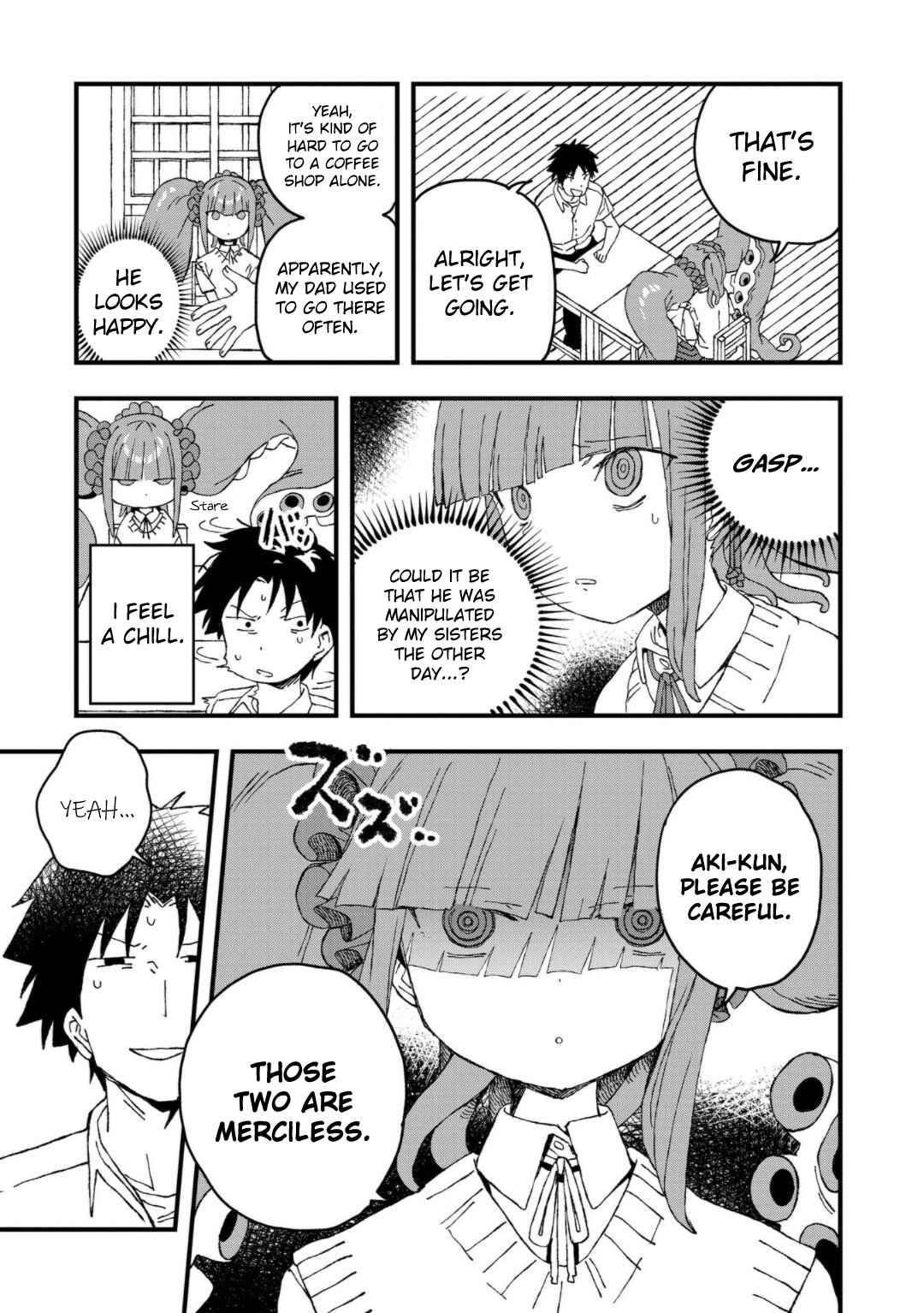 Page 3 Chapter 21 Mizudako-chan kara wa Nigerarenai!