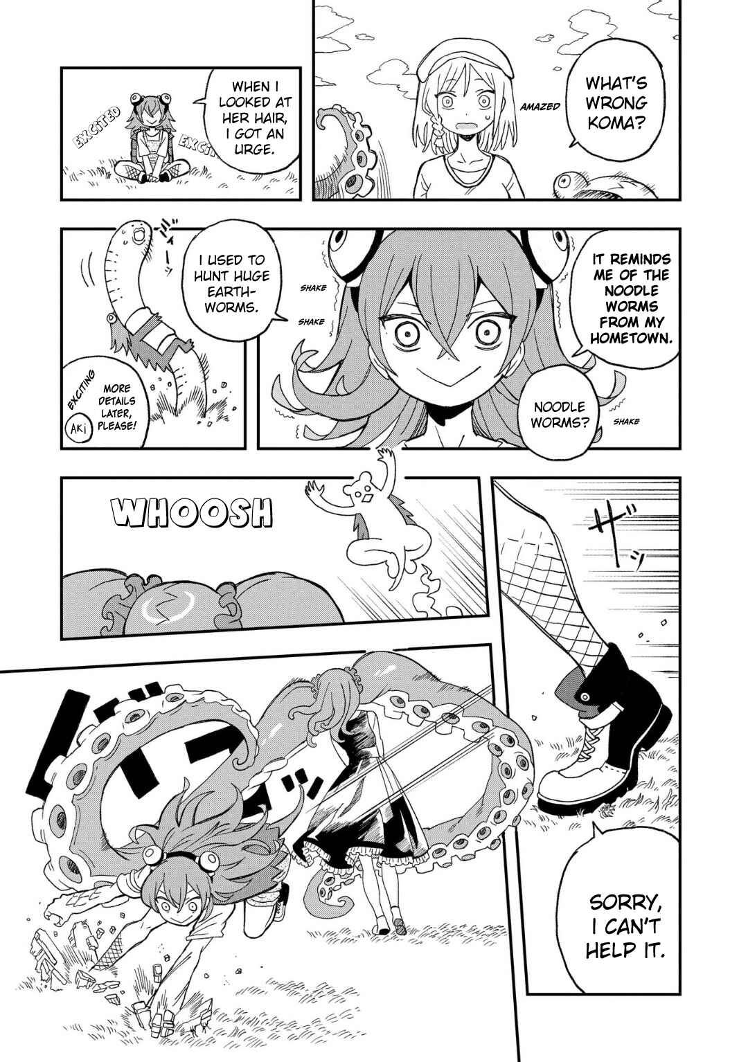 Page 11 Chapter 12 Mizudako-chan kara wa Nigerarenai!