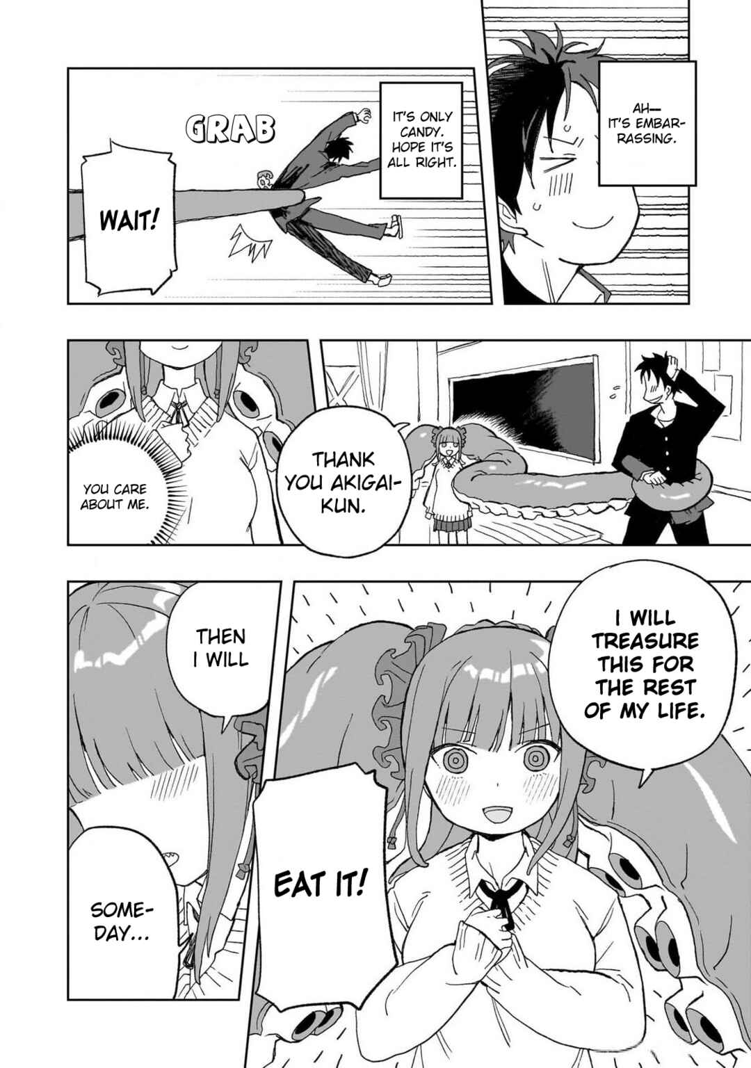 Page 16 Chapter 6 Mizudako-chan kara wa Nigerarenai!