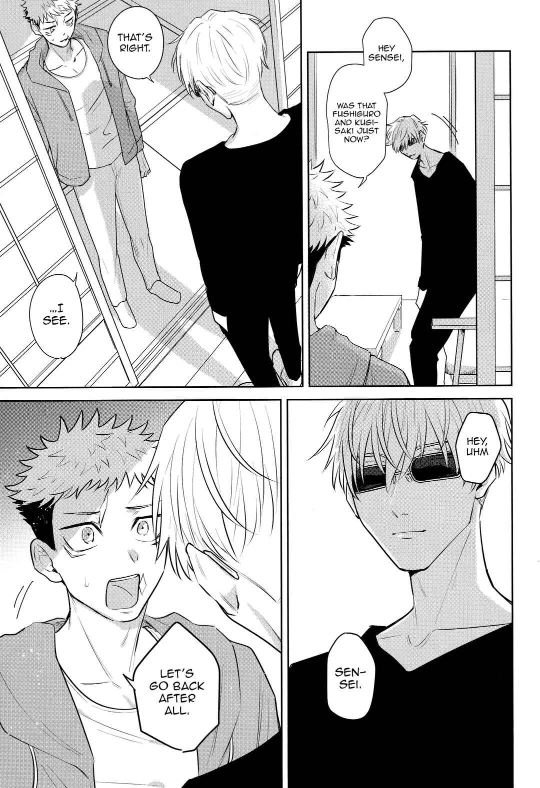 Page 22 Chapter Unknown_0aae Jujutsu Kaisen - Sono Uso ni Sugaretara (Doujinshi)