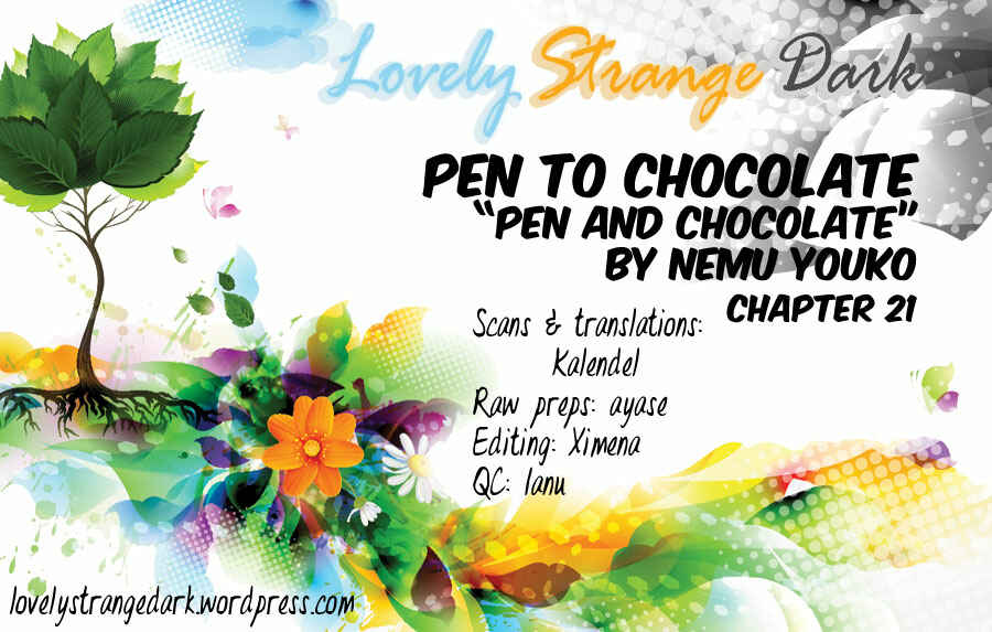 Page 1 Chapter 21 Pen and Chocolate