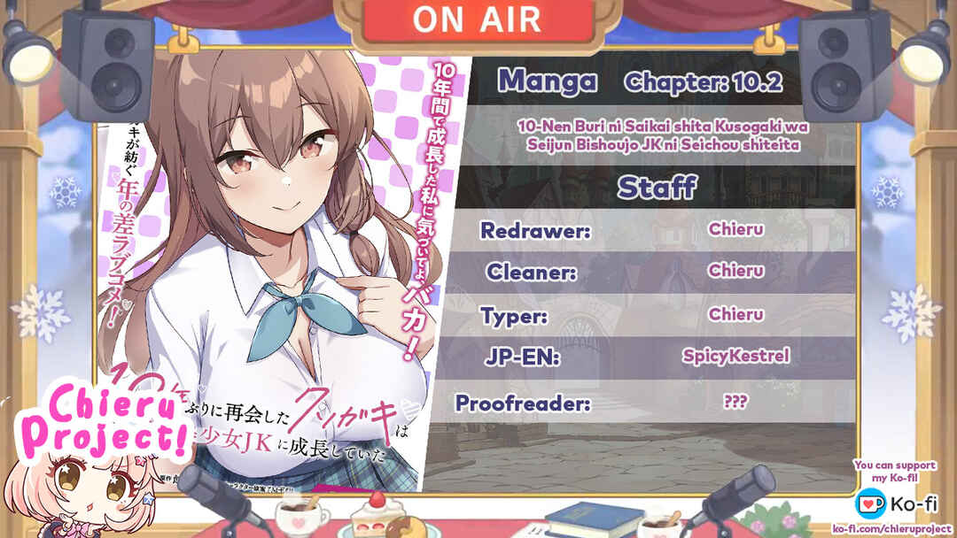 Page 1 Chapter 10.2 10-Nen Buri ni Saikai shita Kusogaki wa Seijun Bishoujo JK ni Seichou shiteita