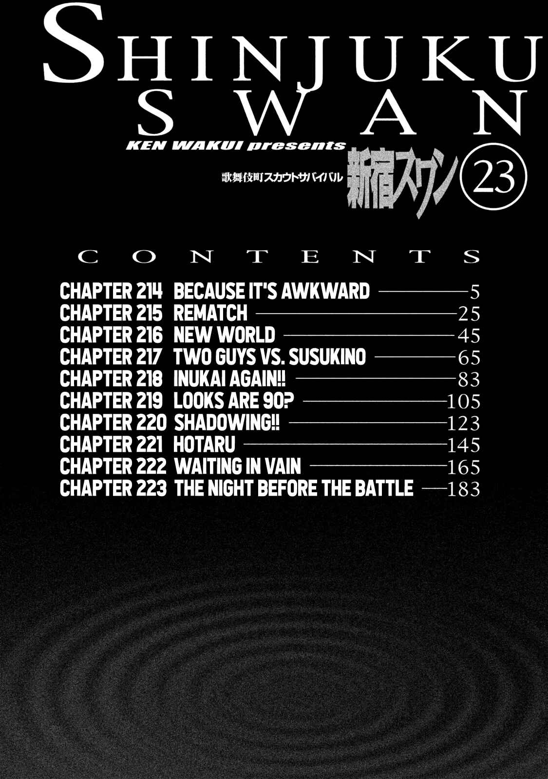 Page 6 Chapter 224 Shinjuku Swan