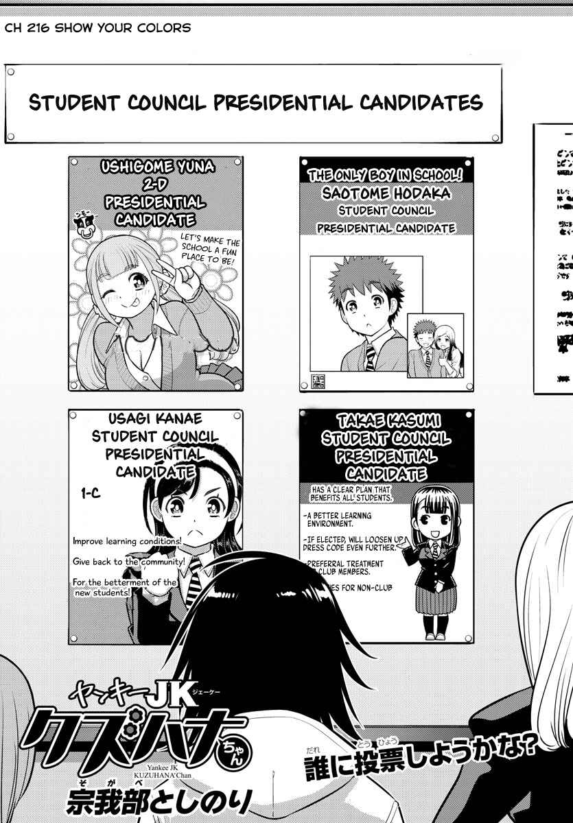 Page 1 Chapter 216 Yankee JK Kuzuhana-chan