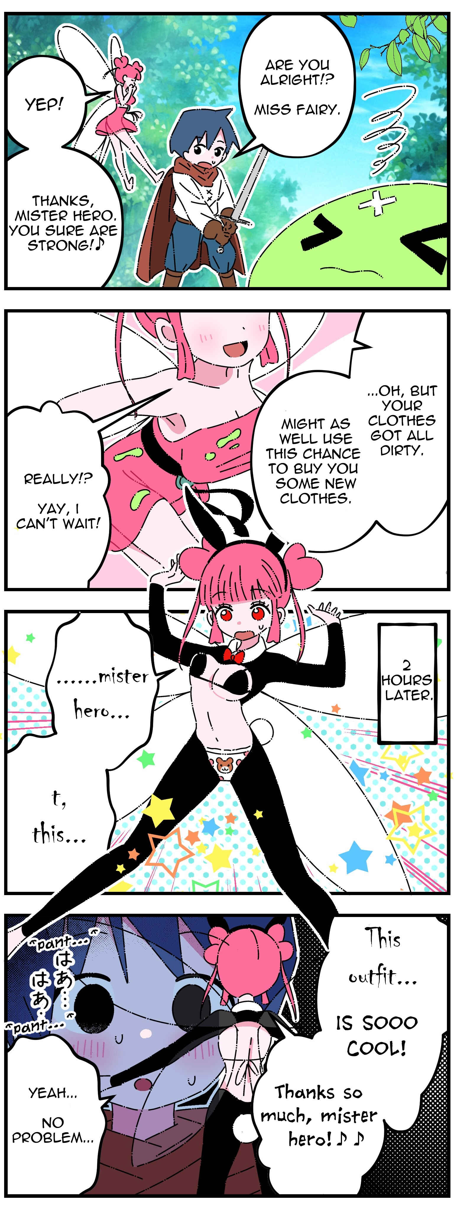Page 1 Chapter 2 The Clueless Fairy 4-Koma