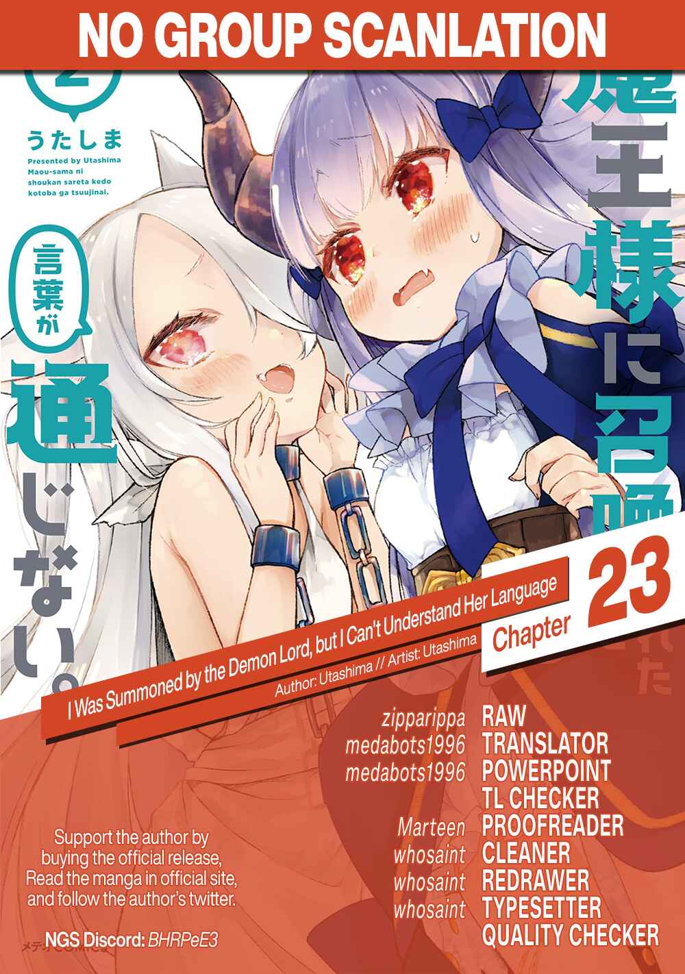 Page 22 Chapter 23 Maou-sama ni Shoukan sareta kedo Kotoba ga Tsuujinai.