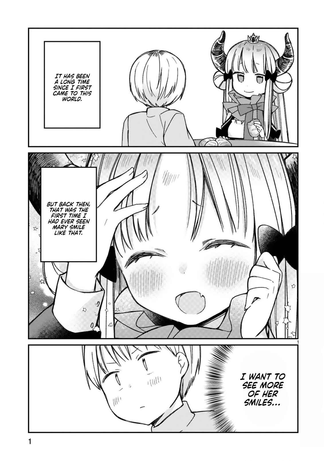 Page 1 Chapter 15 Maou-sama ni Shoukan sareta kedo Kotoba ga Tsuujinai.