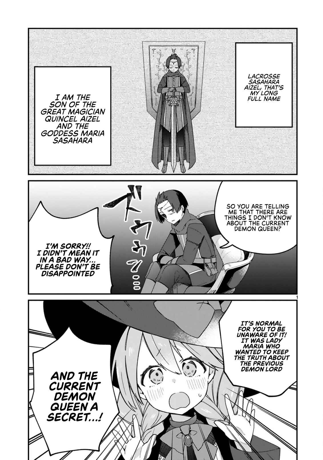 Page 1 Chapter 30.5 Maou-sama ni Shoukan sareta kedo Kotoba ga Tsuujinai.