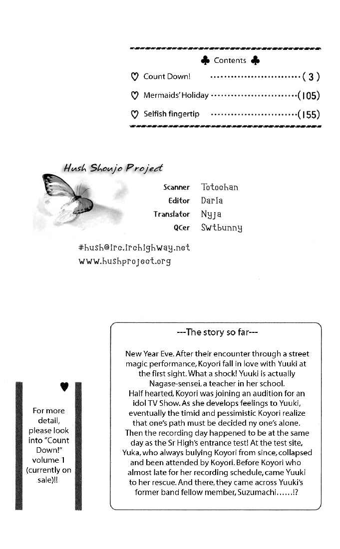 Page 1 Chapter 8 Count Down!