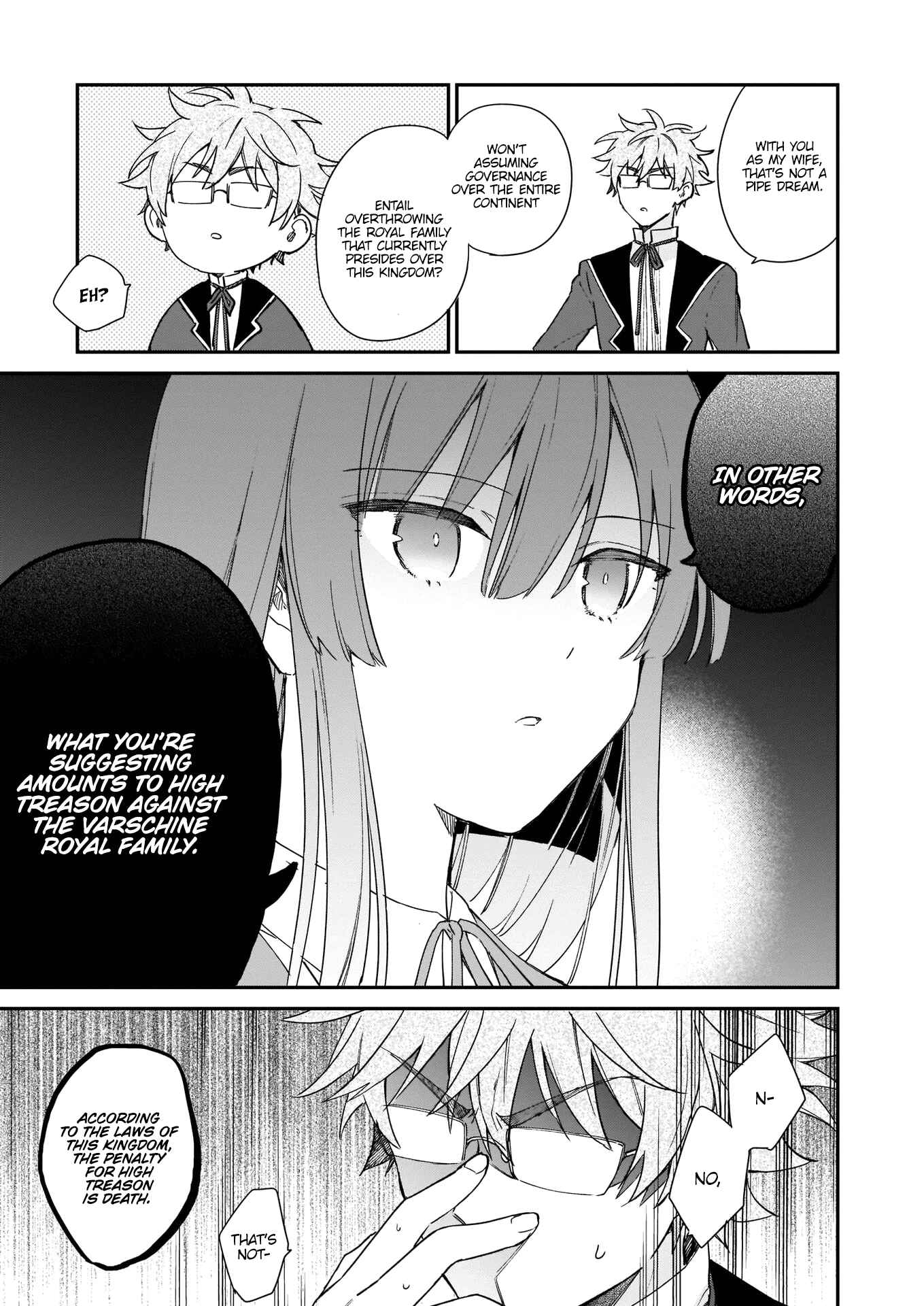 Page 10 Chapter 4 Akuyaku Reijou Level 99 ~Watashi wa UraBoss desu ga Maou de wa Arimasen~