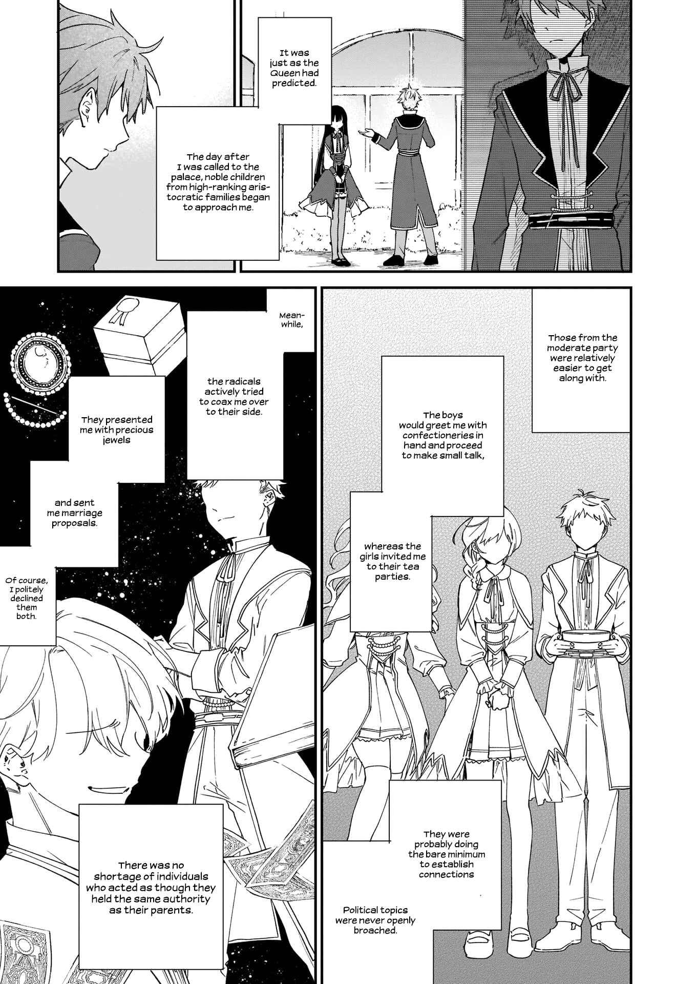 Page 6 Chapter 4 Akuyaku Reijou Level 99 ~Watashi wa UraBoss desu ga Maou de wa Arimasen~