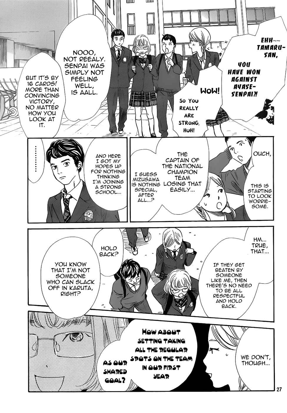 Page 27 Chapter 139 Chihayafuru