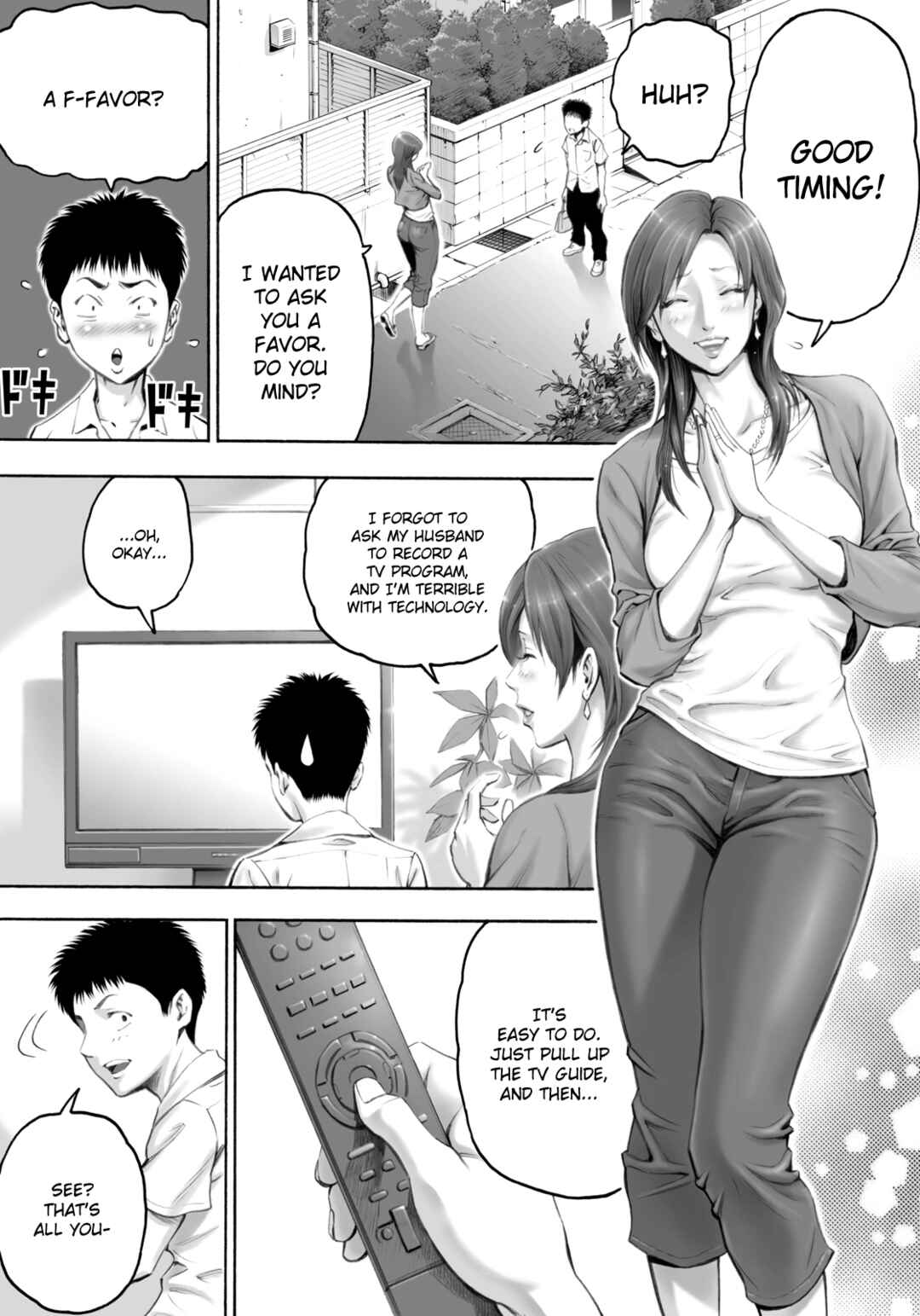 Page 7 Chapter Unknown_1d42 Akogare no Kinjo no Oba-san ni Nengan no Tanetsuke