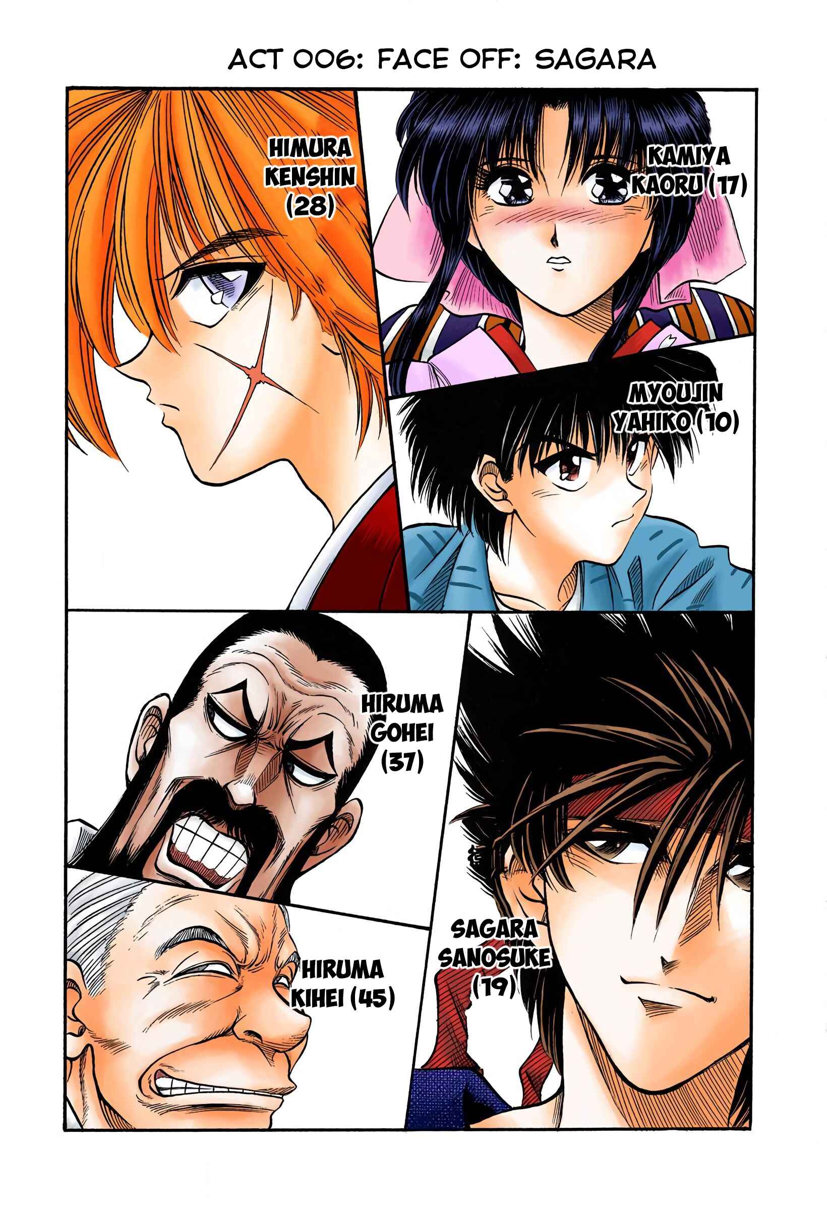 Page 1 Chapter 6 Rurouni Kenshin (Official Colored)