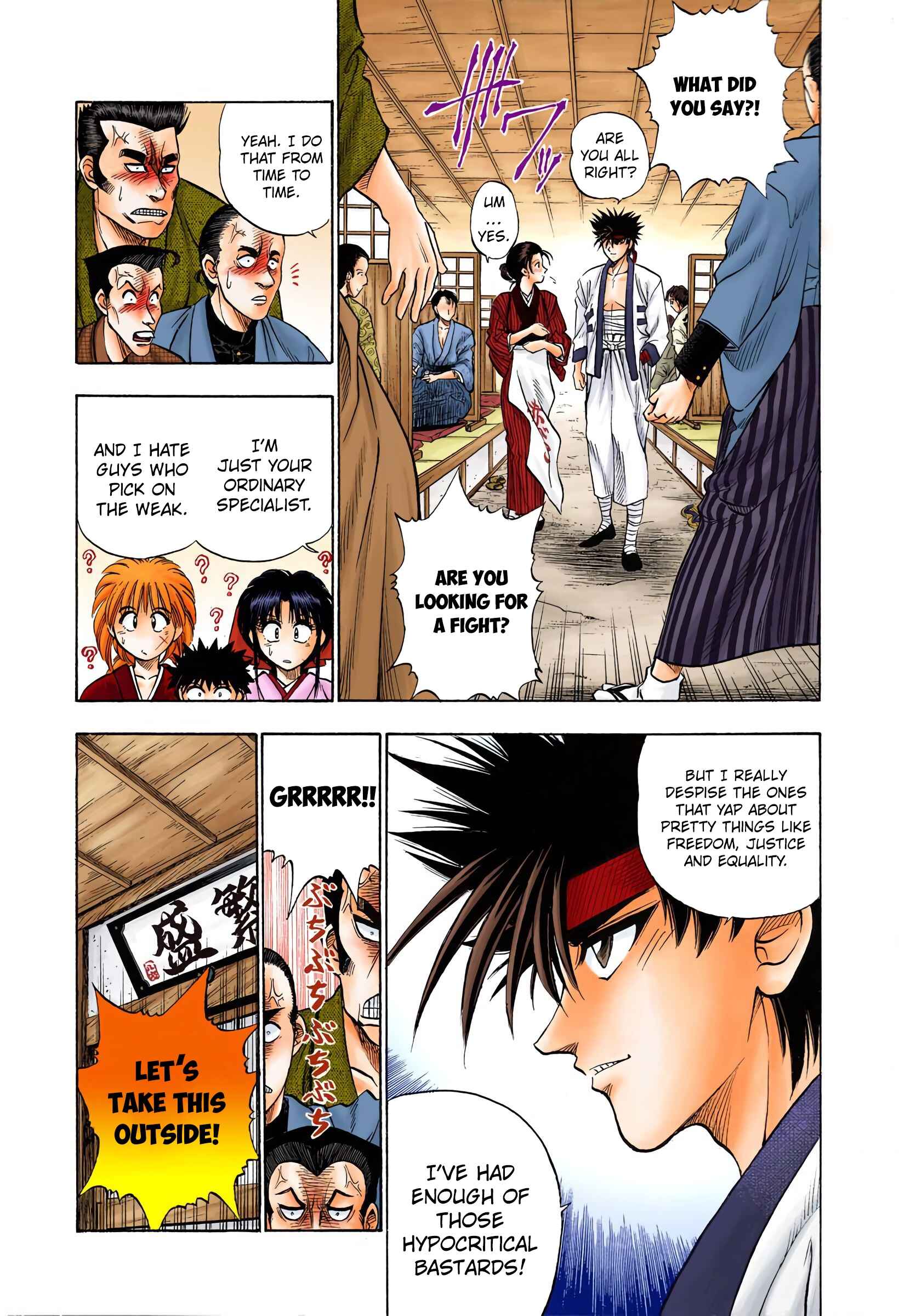 Page 9 Chapter 5 Rurouni Kenshin (Official Colored)