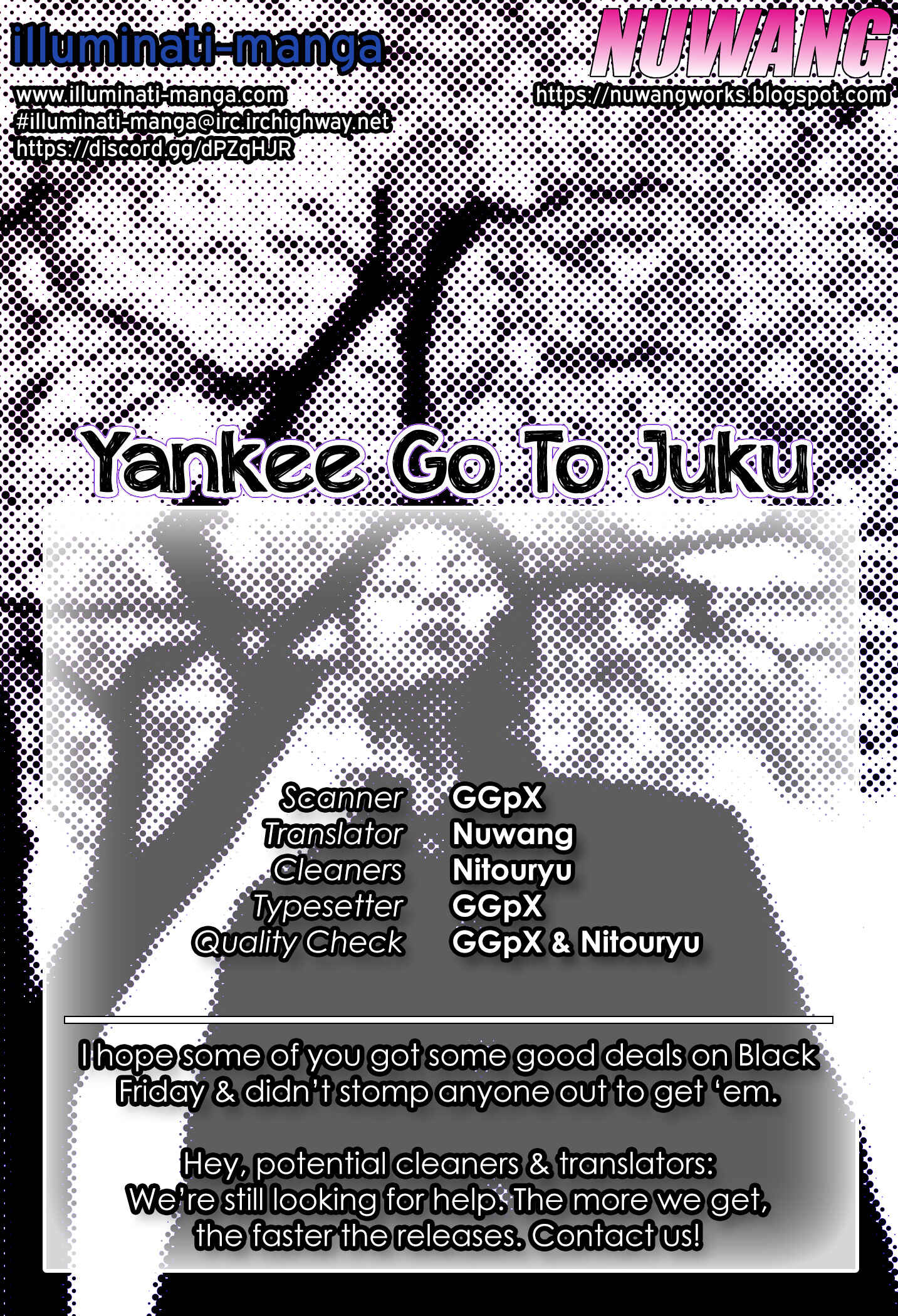 Page 1 Chapter 24 Yankee Juku e Iku