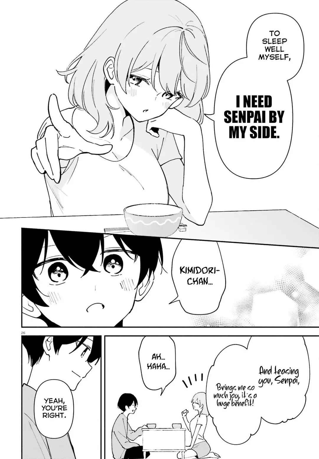 Page 27 Chapter 11 Issho ni Netaindesu yo Ne, Senpai? to Amaku Sasayakarete Konya mo Nemurenai