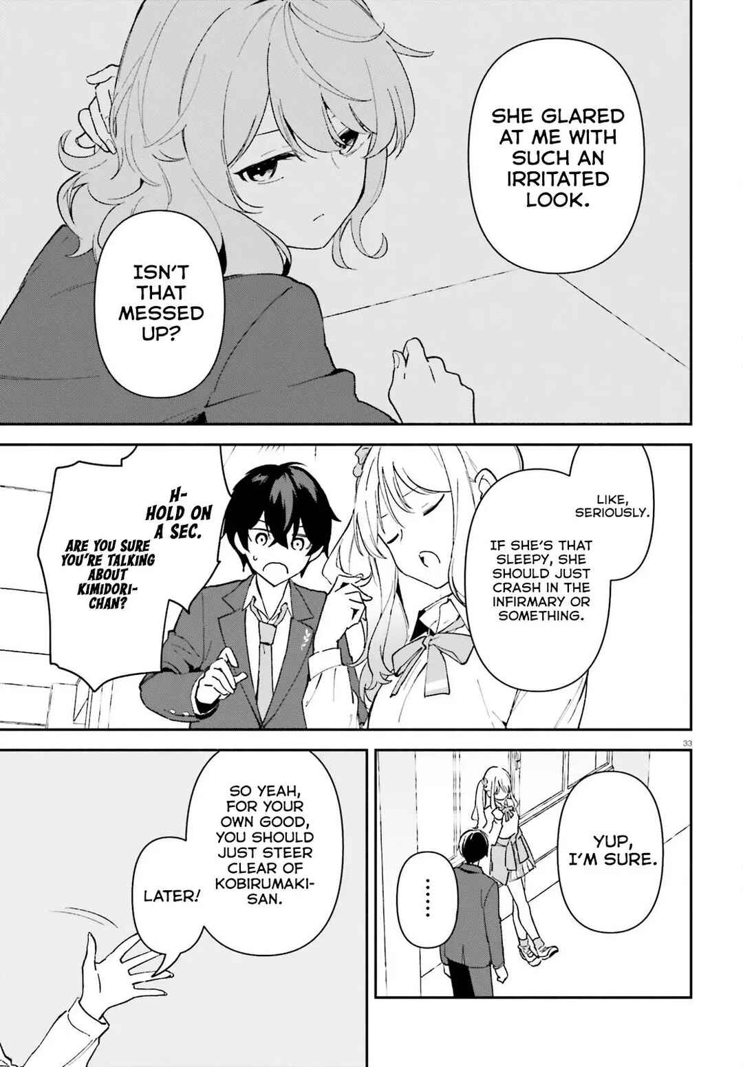 Page 34 Chapter 5 Issho ni Netaindesu yo Ne, Senpai? to Amaku Sasayakarete Konya mo Nemurenai