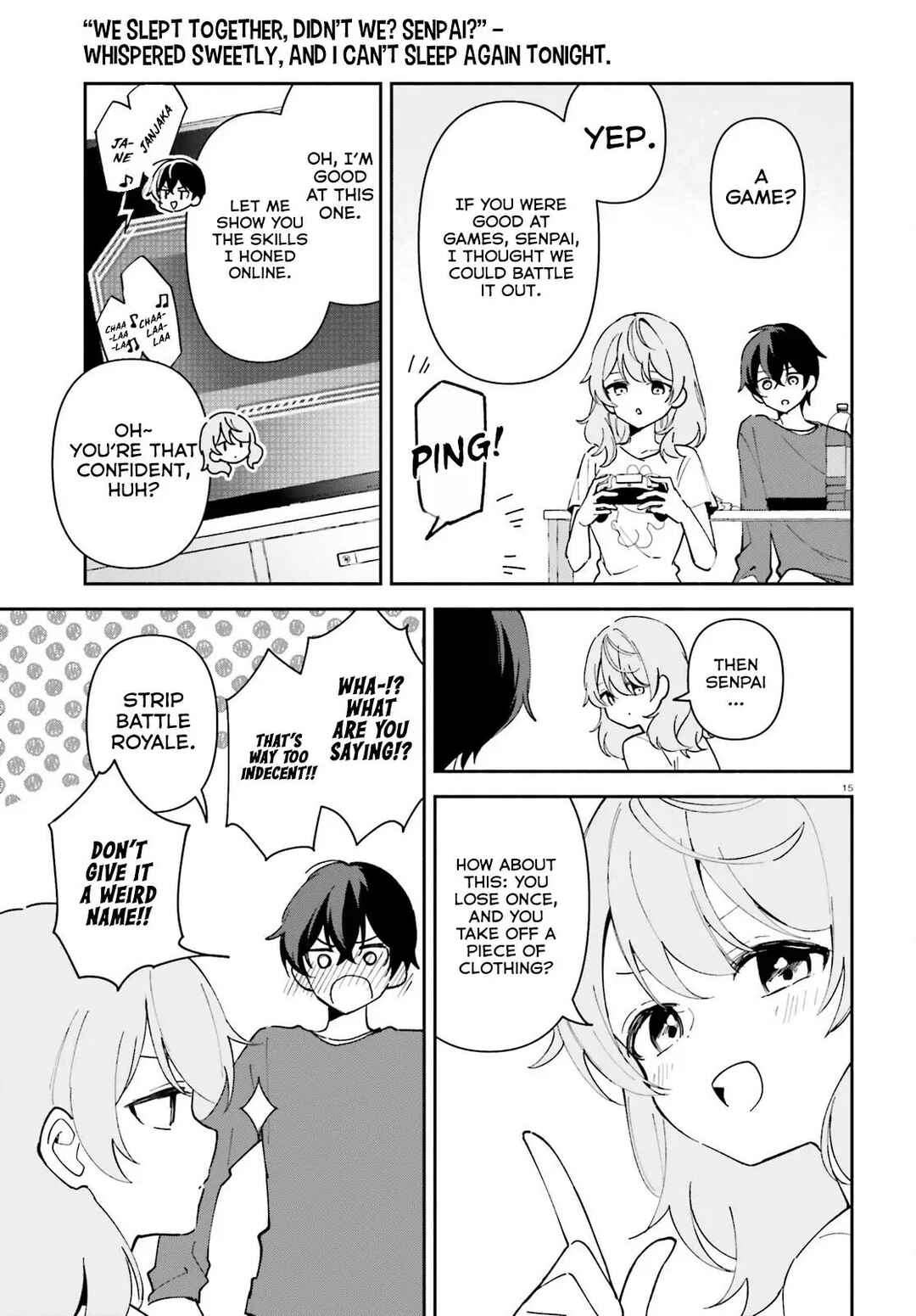 Page 16 Chapter 4 Issho ni Netaindesu yo Ne, Senpai? to Amaku Sasayakarete Konya mo Nemurenai