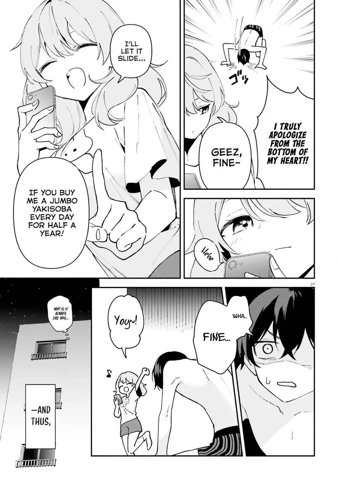 Page 28 Chapter 4 Issho ni Netaindesu yo Ne, Senpai? to Amaku Sasayakarete Konya mo Nemurenai