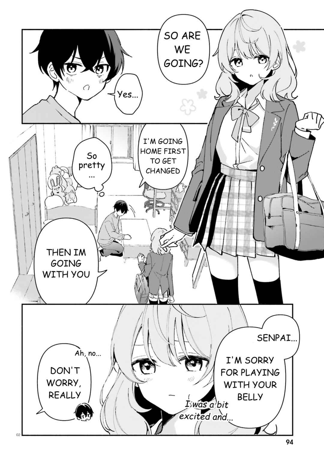 Page 3 Chapter 2 Issho ni Netaindesu yo Ne, Senpai? to Amaku Sasayakarete Konya mo Nemurenai