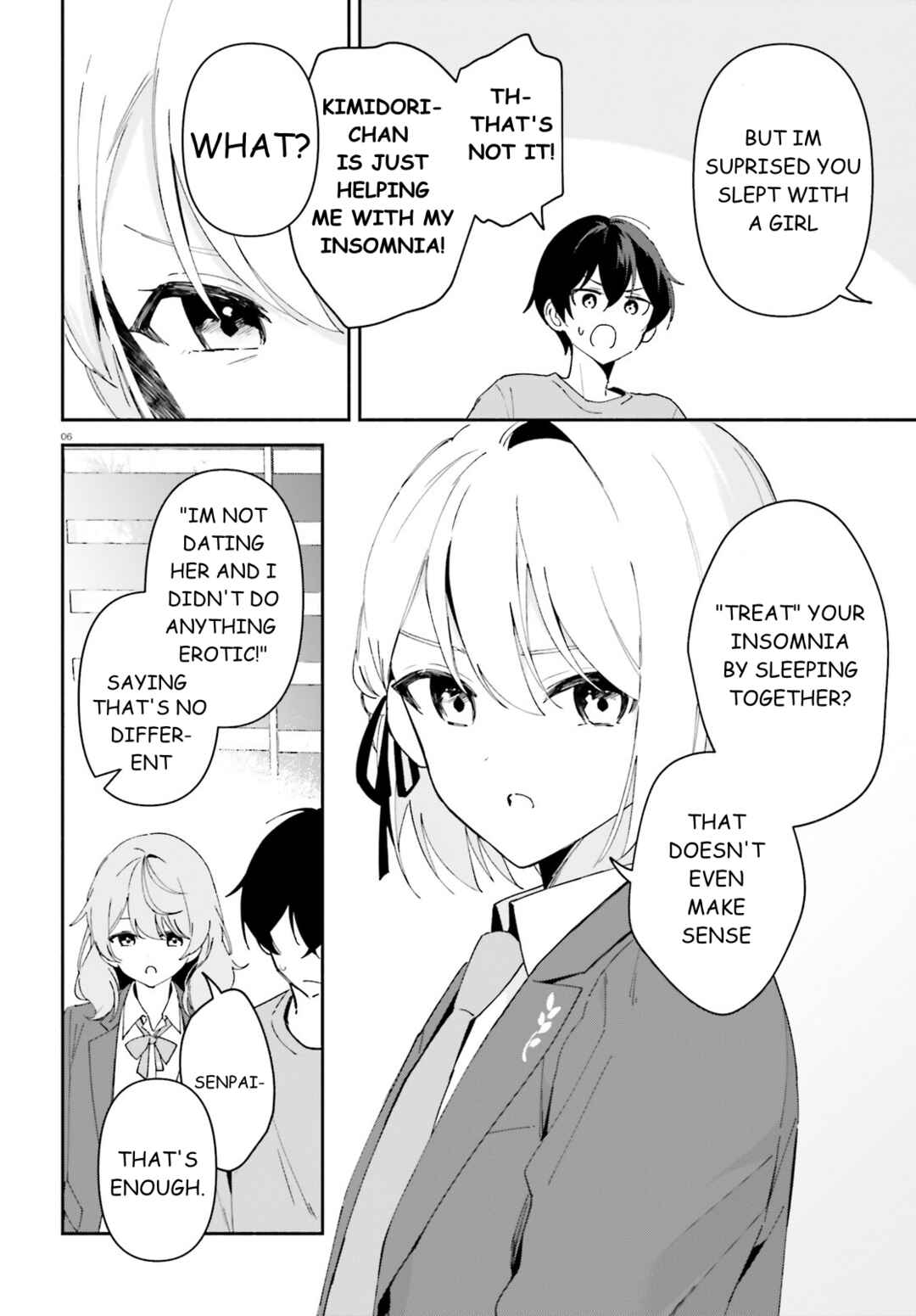 Page 7 Chapter 2 Issho ni Netaindesu yo Ne, Senpai? to Amaku Sasayakarete Konya mo Nemurenai