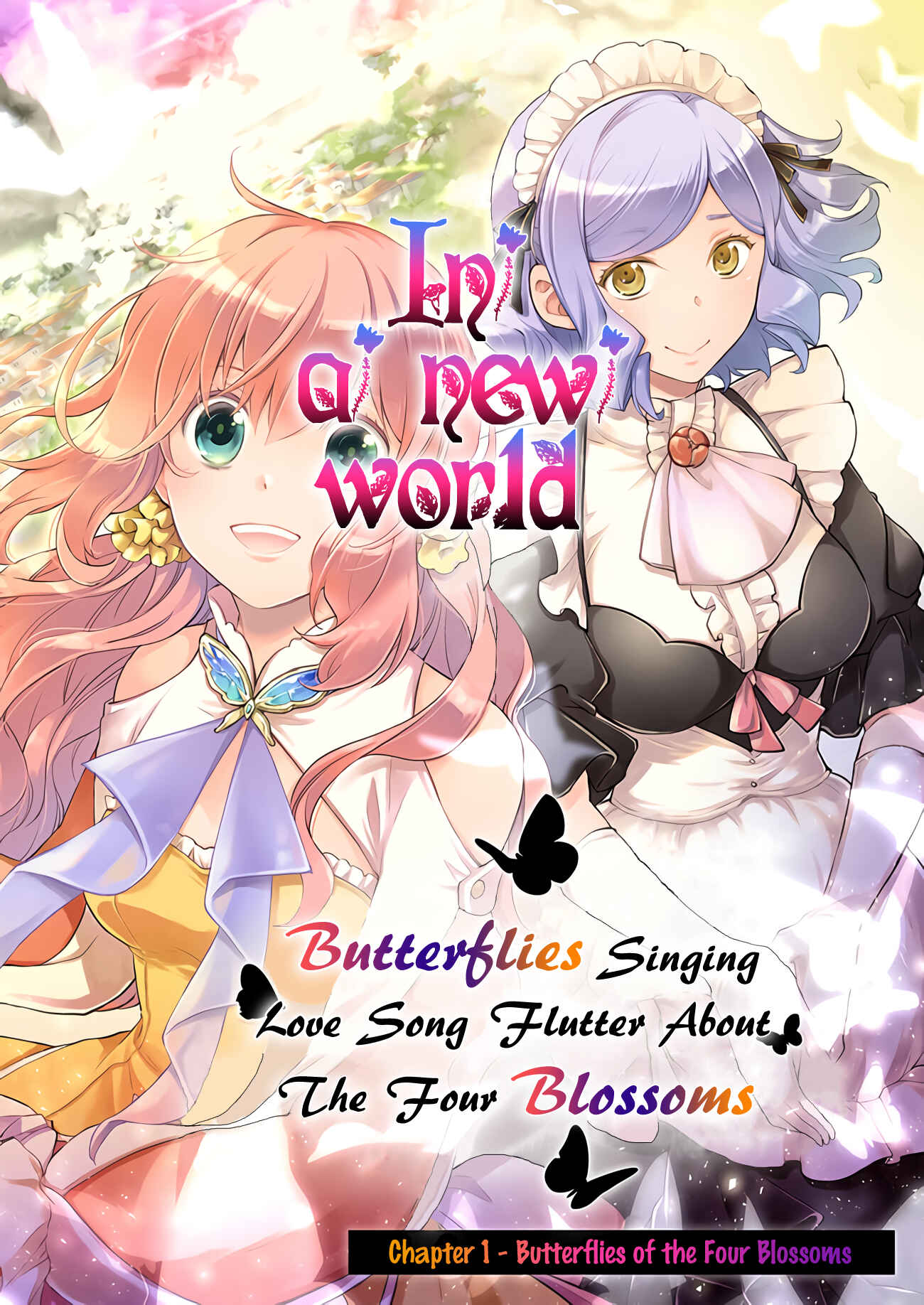 Page 4 Chapter 1.1 Butterflies Singing Love Song Flutter About the Four Blossoms