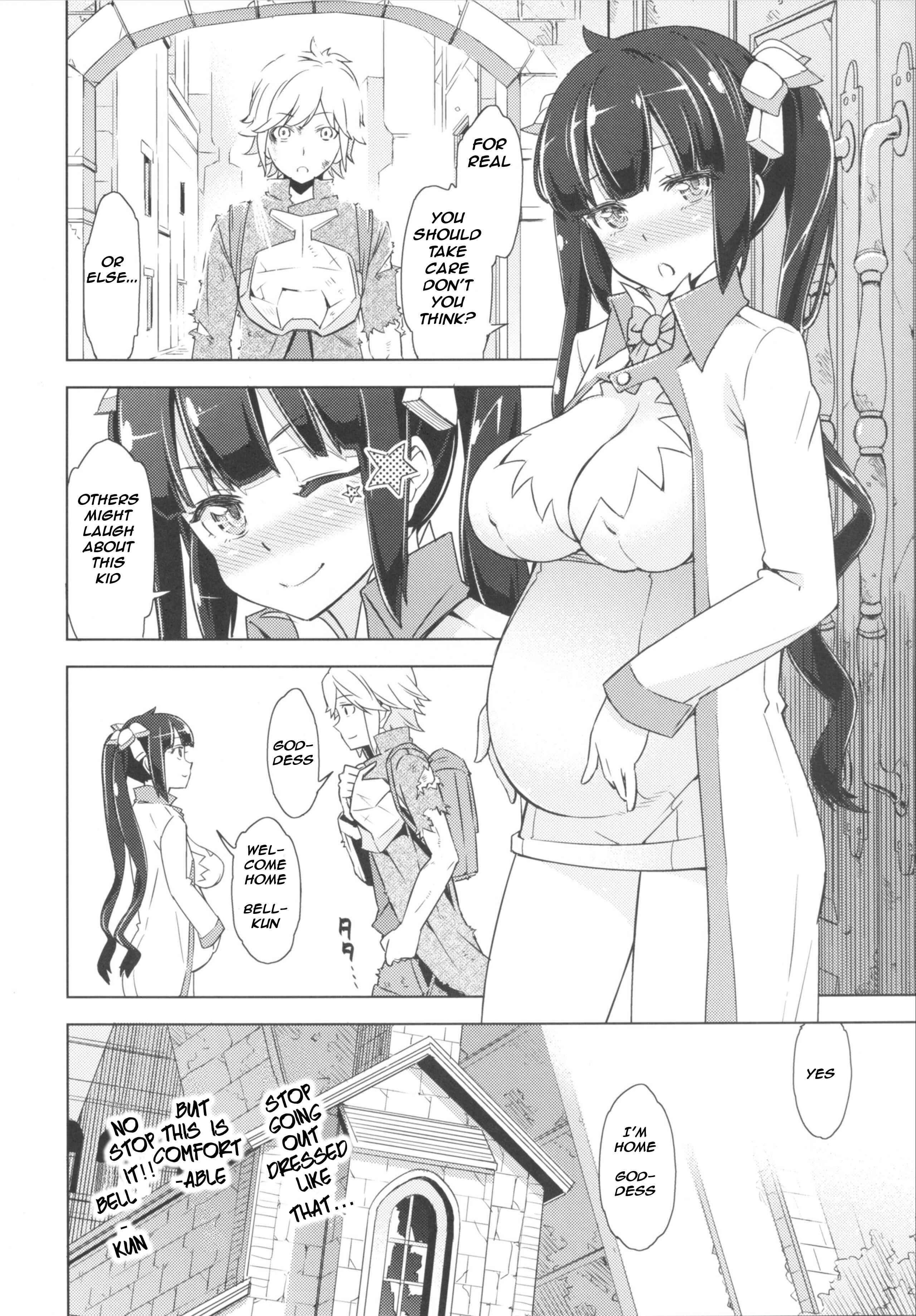 Page 24 Chapter Unknown_ef4a Dungeon ni Deai o Motomeru no wa Machigatteiru Darou ka - Kami-sama to Icha Love SEX suru no wa Machigatteiru Darou ka (Doujinshi)