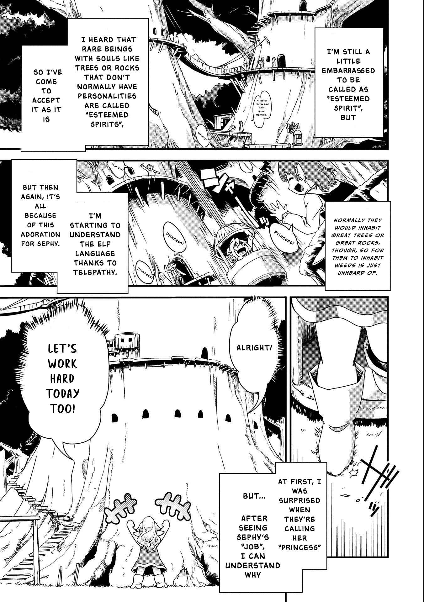 Page 8 Chapter 2 Zassou Tensei: Elf no Sato de Taisetsu no Sodateraretemasu