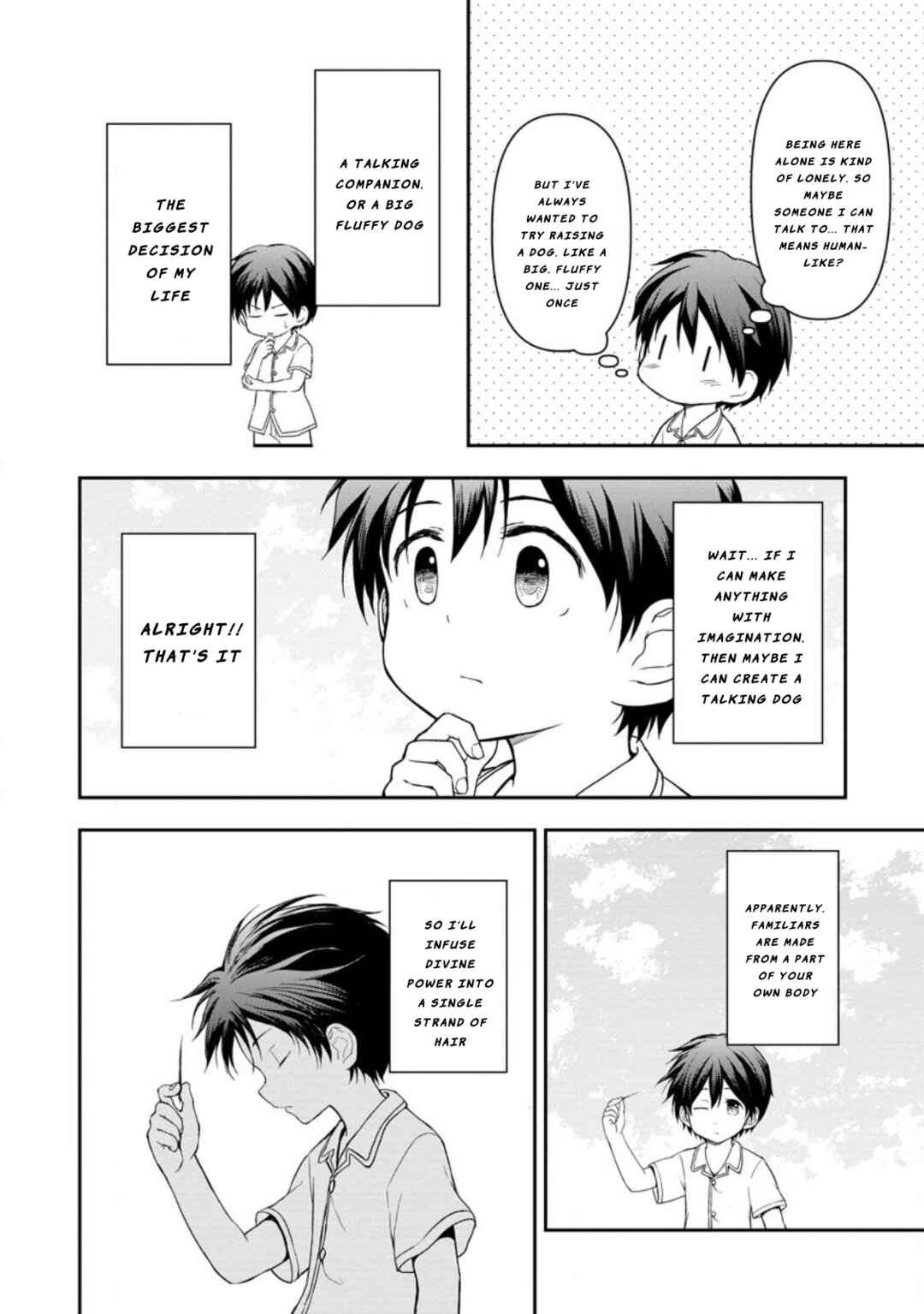 Page 10 Chapter 2 Kami ni Tensei Shita Shounen ga Mofumofu to Isekai wo Tabishimasu