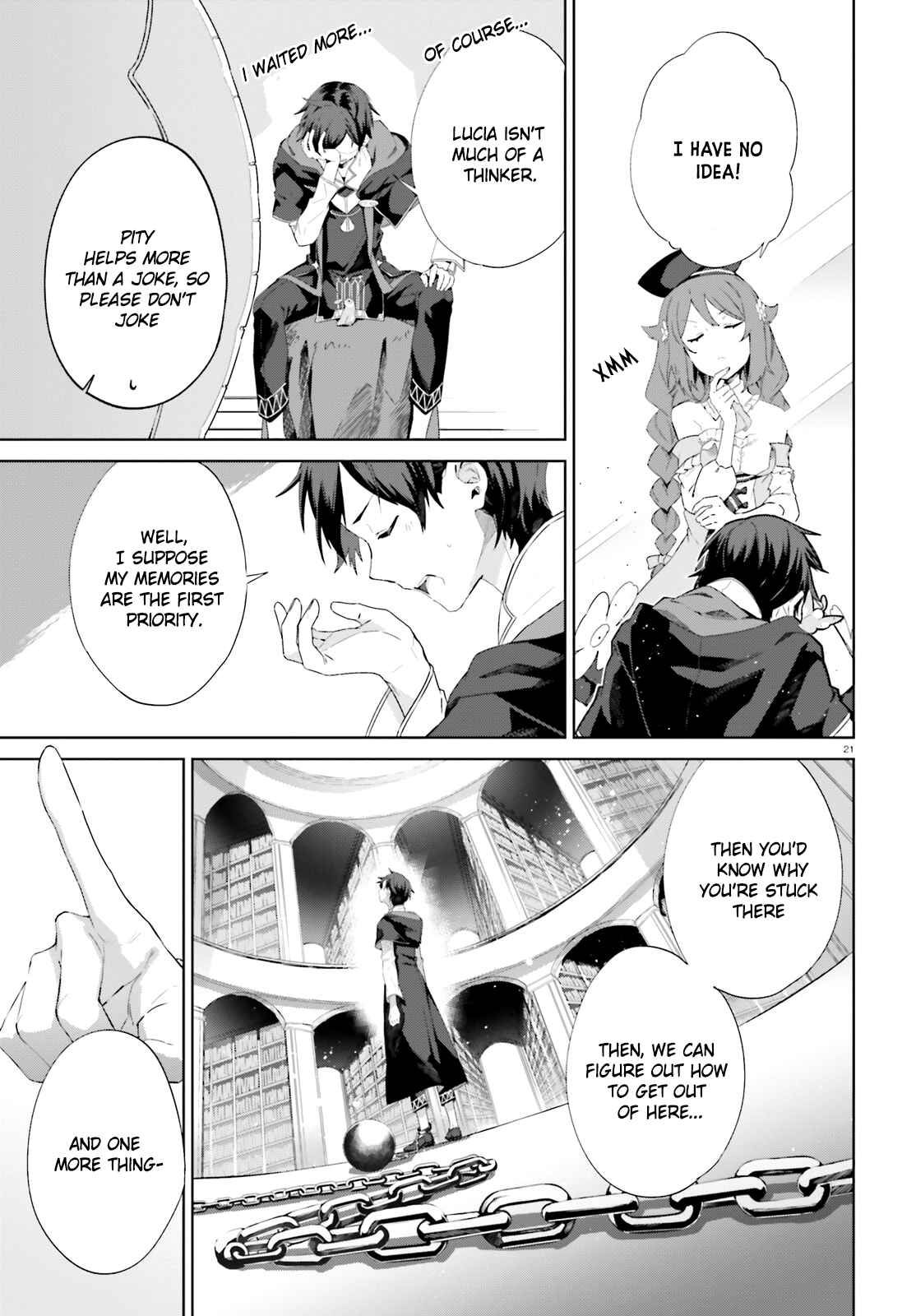 Page 21 Chapter 9 Kagami no Mukou no Saihate Toshokan