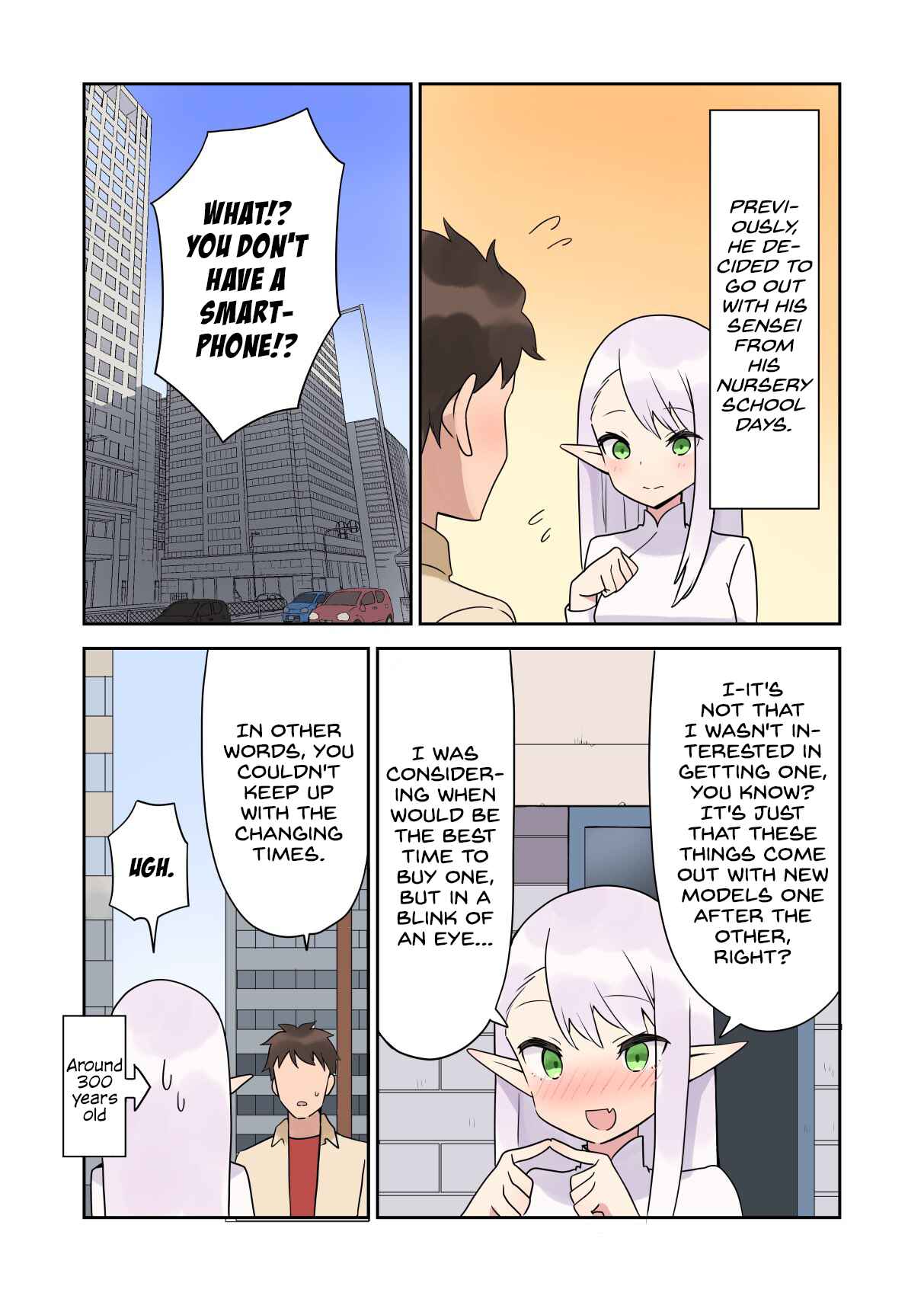 Page 1 Chapter 6 Elf ga Gendai ni Itara