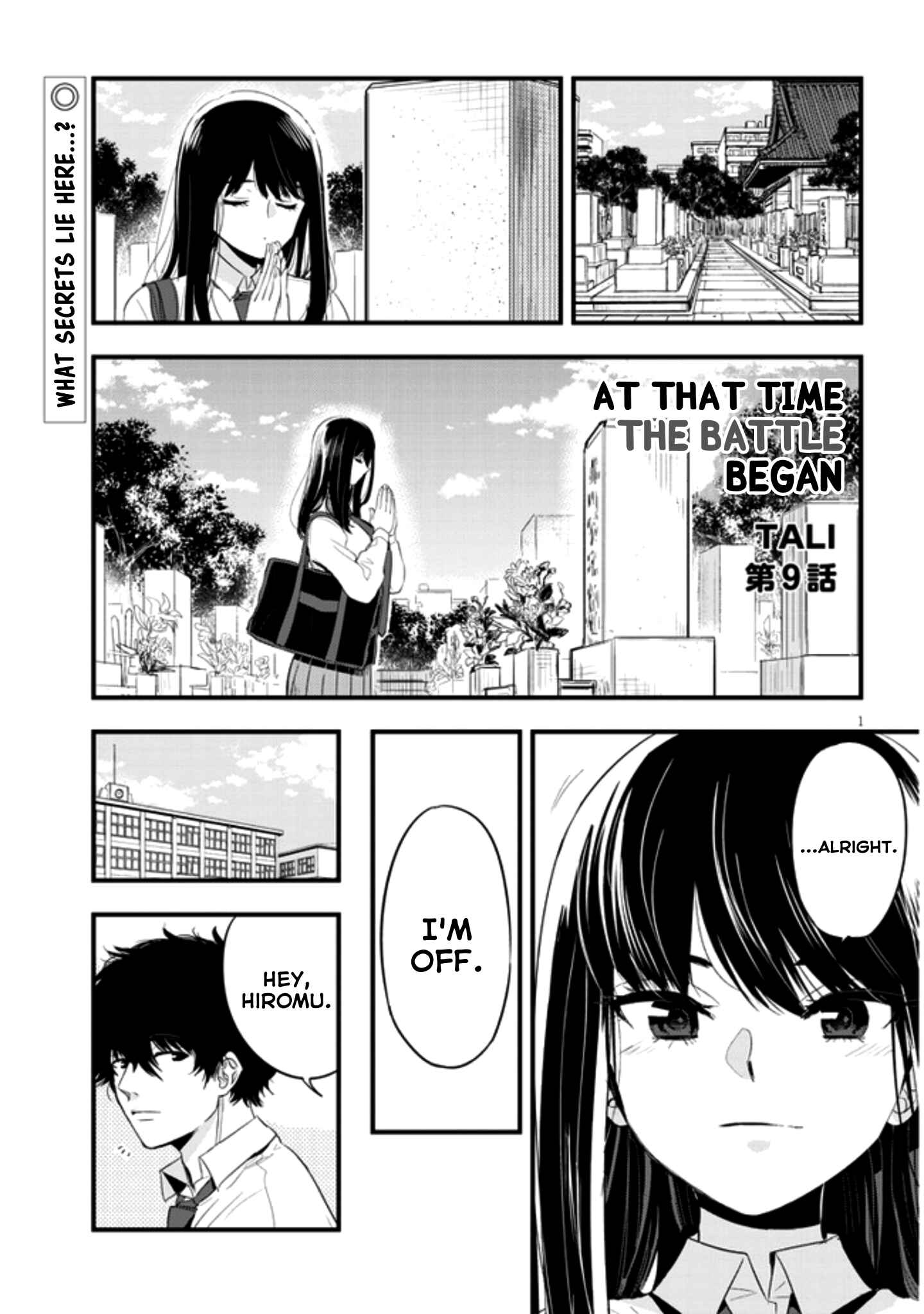 Page 1 Chapter 9 At That Time, the Battle Began
