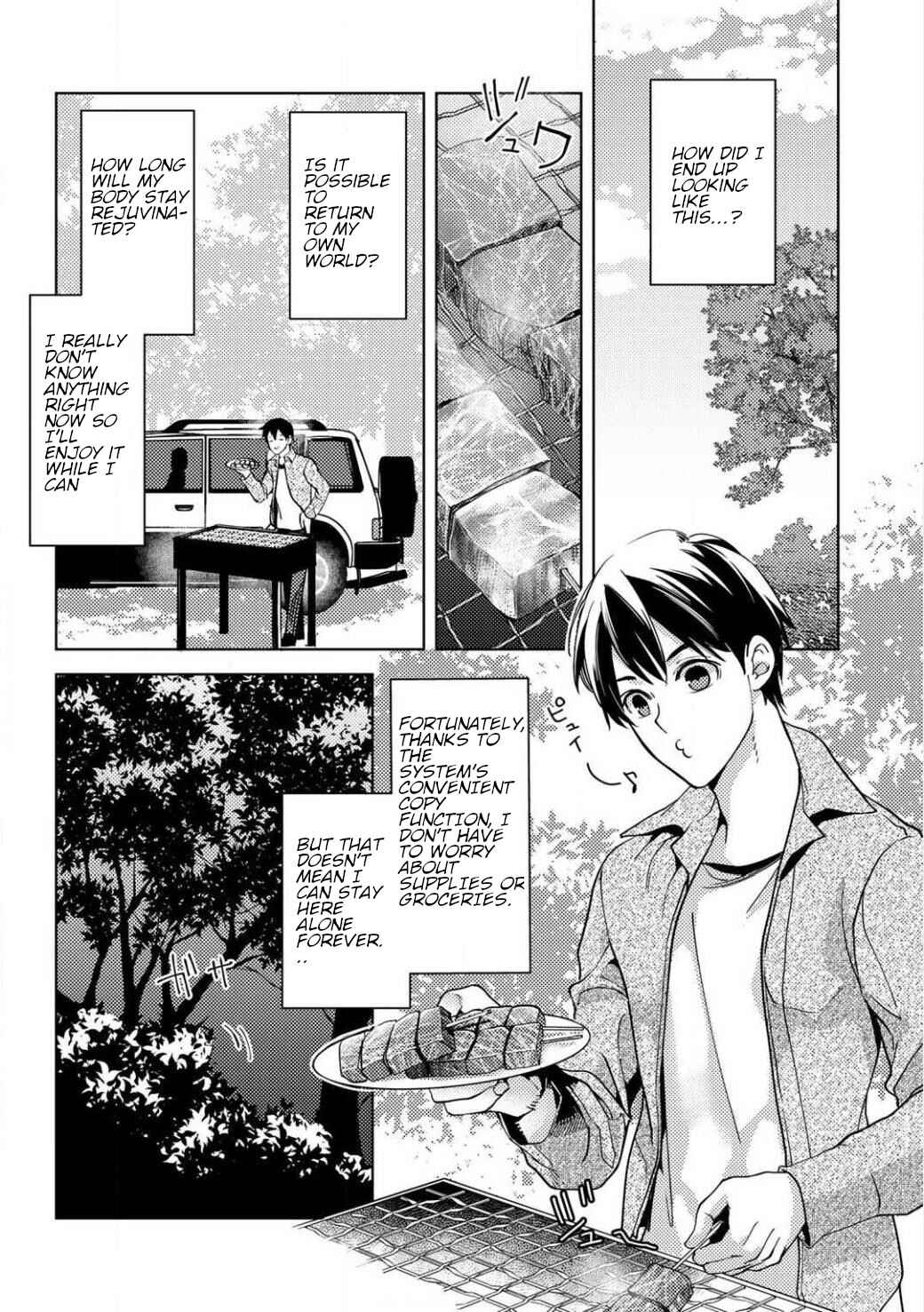 Page 2 Chapter 2.1 Ossan no Remake Bouken Nikki ~Autocamp kara Hajimaru Isekai Mankitsu Life~