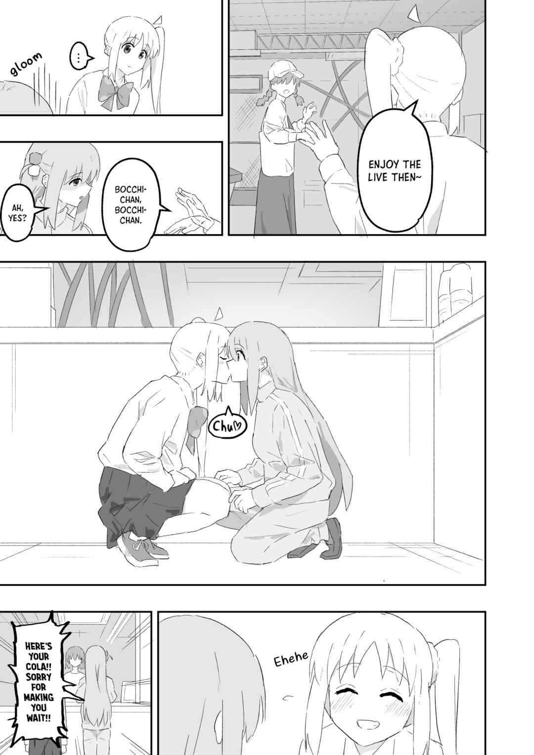Page 15 Chapter Unknown_9254 Bocchi the Rock! - Bocchi and her Band Senpai (Doujinshi)