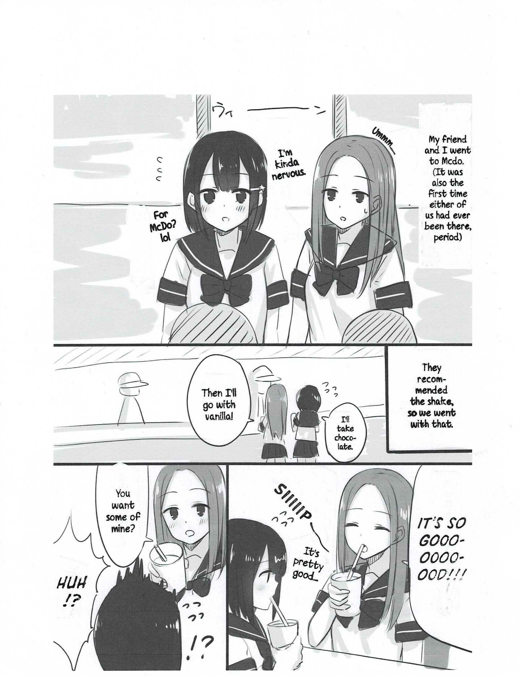 Page 1 Chapter 0 First Time at McDo