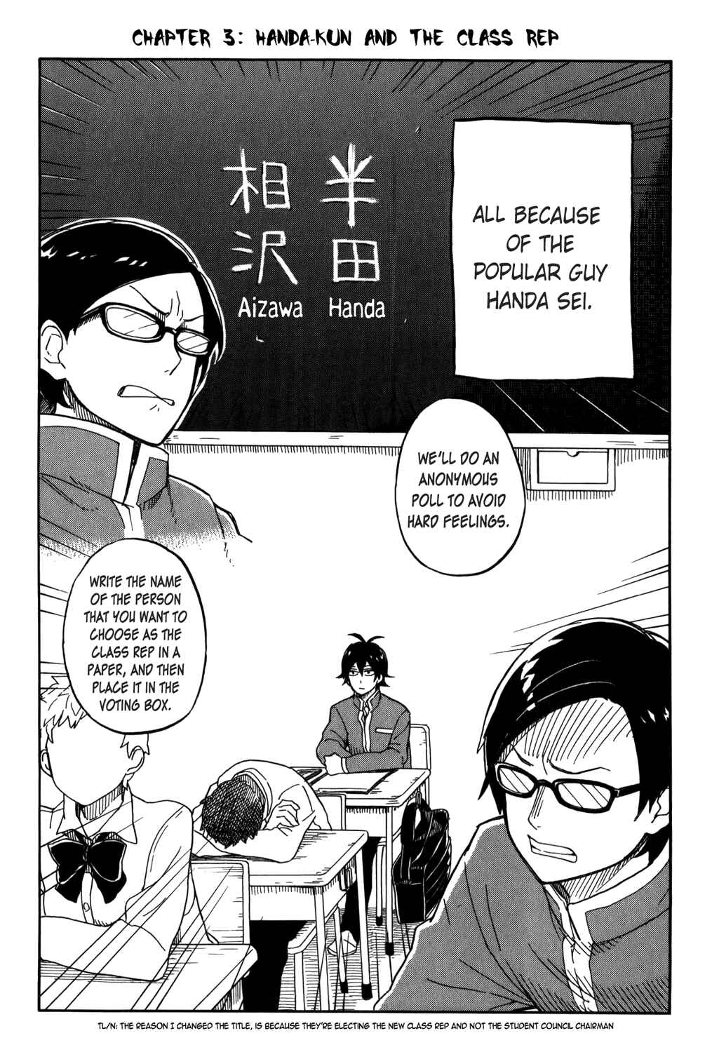 Page 4 Chapter 3 Handa-kun