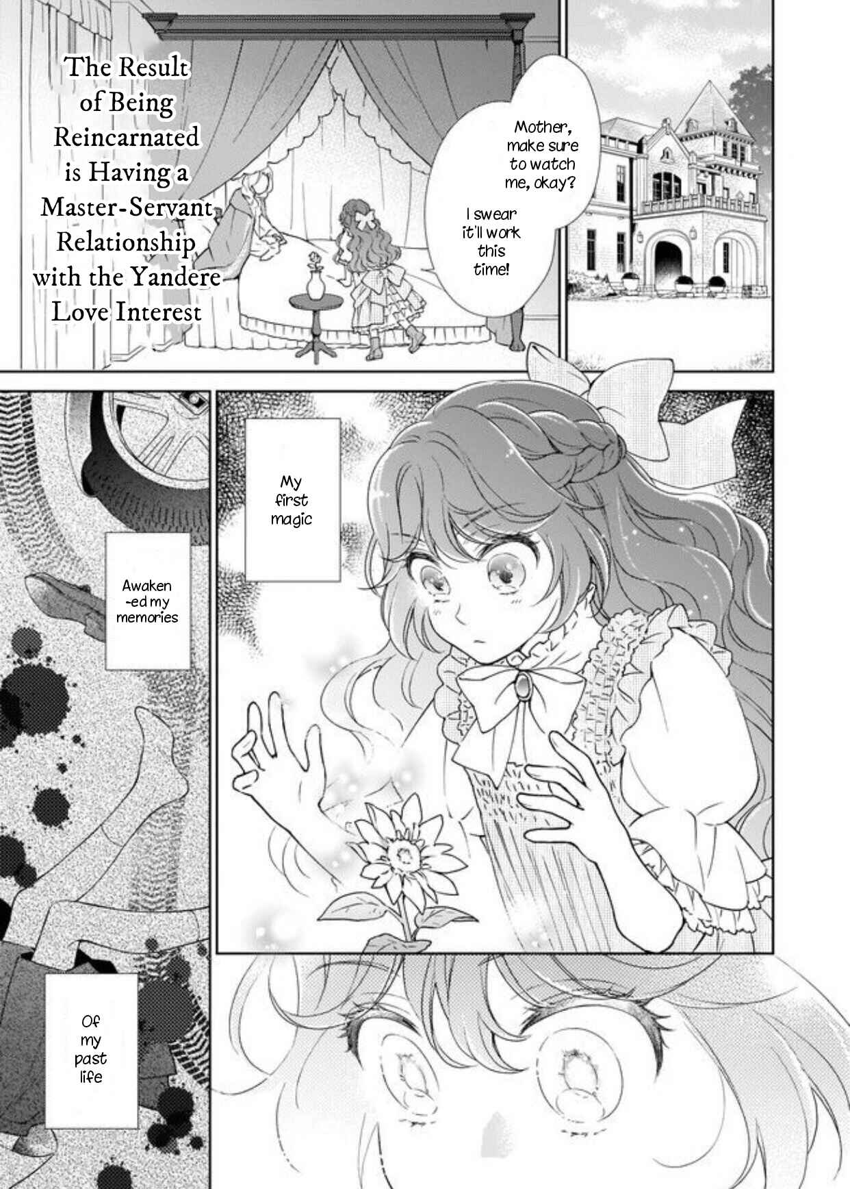 Page 1 Chapter 1 The Result of Being Reincarnated Is Having a Master-Servant Relationship with the Yandere Love Interest