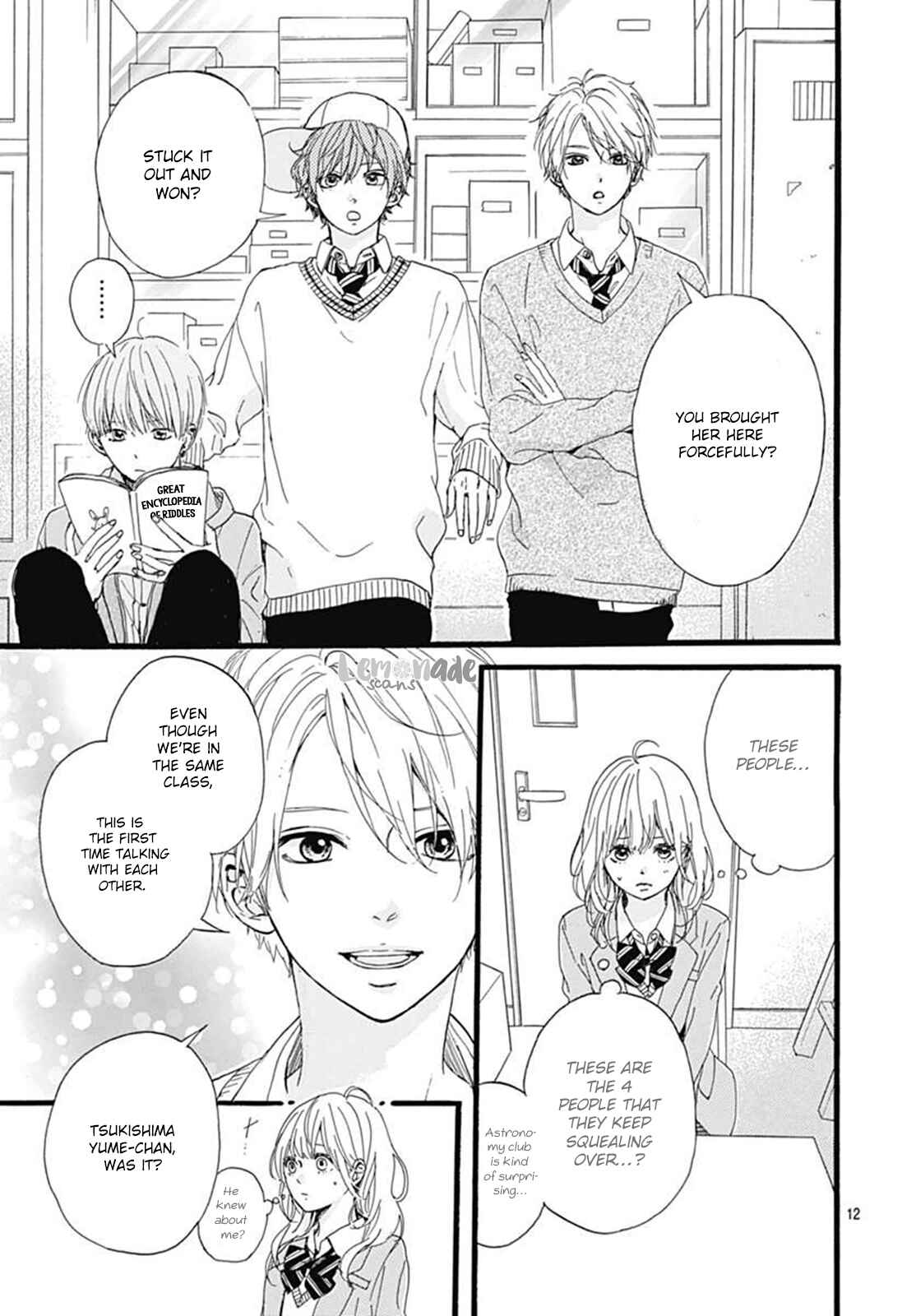Page 12 Chapter 1 Uchuu no Hate no Mannaka no