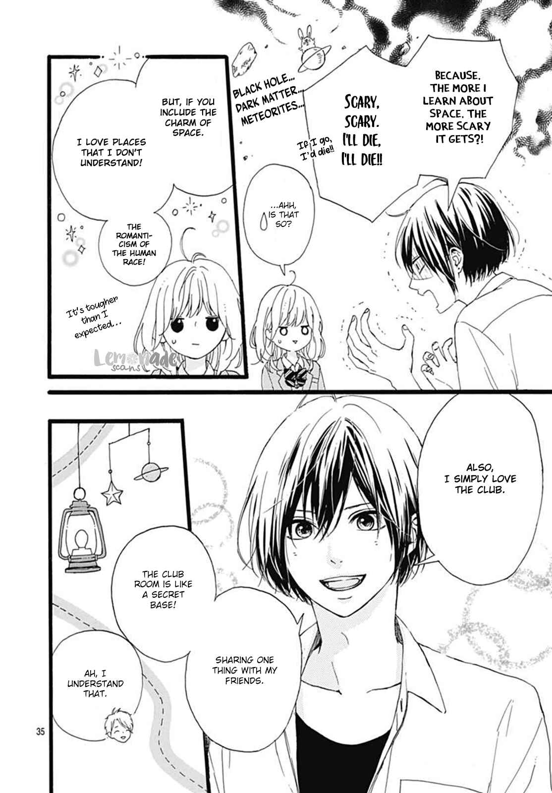Page 35 Chapter 1 Uchuu no Hate no Mannaka no