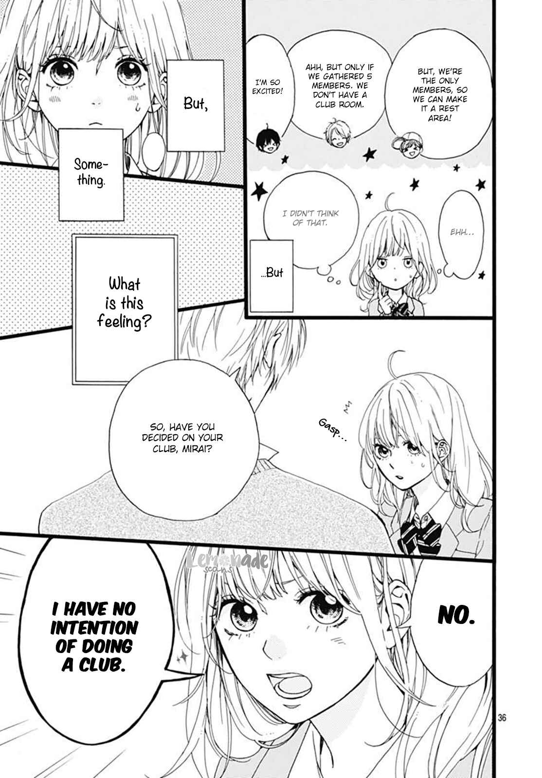Page 36 Chapter 1 Uchuu no Hate no Mannaka no