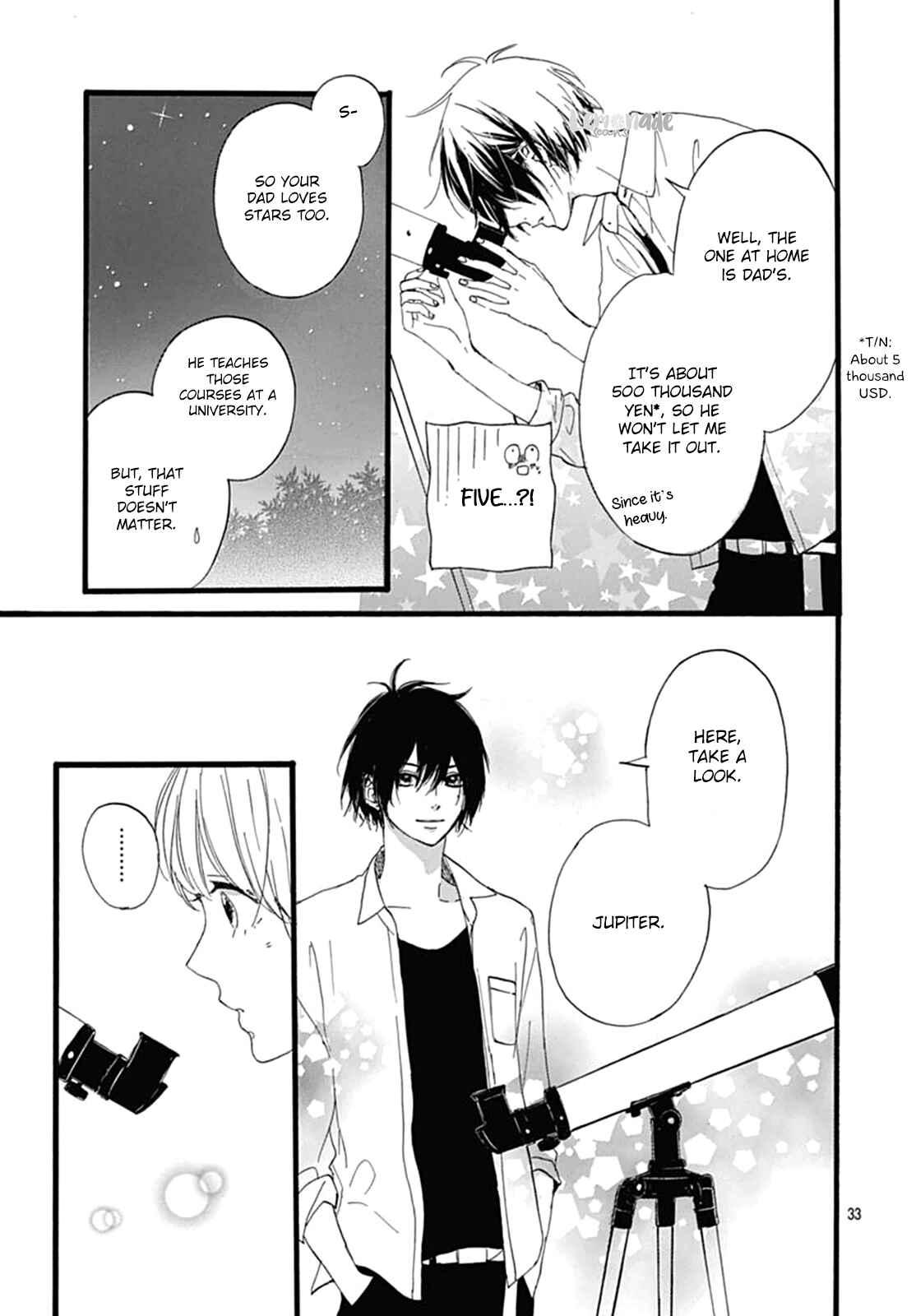 Page 35 Chapter 4 Uchuu no Hate no Mannaka no