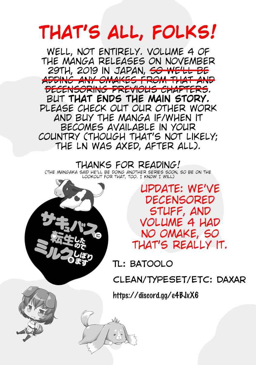 Page 33 Chapter 22 Succubus ni Tensei Shita Node Milk wo Shiborimasu