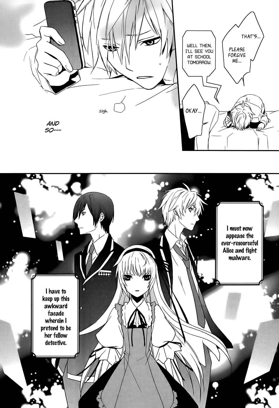 Page 35 Chapter 3 Dennou Alice to Inaba-kun